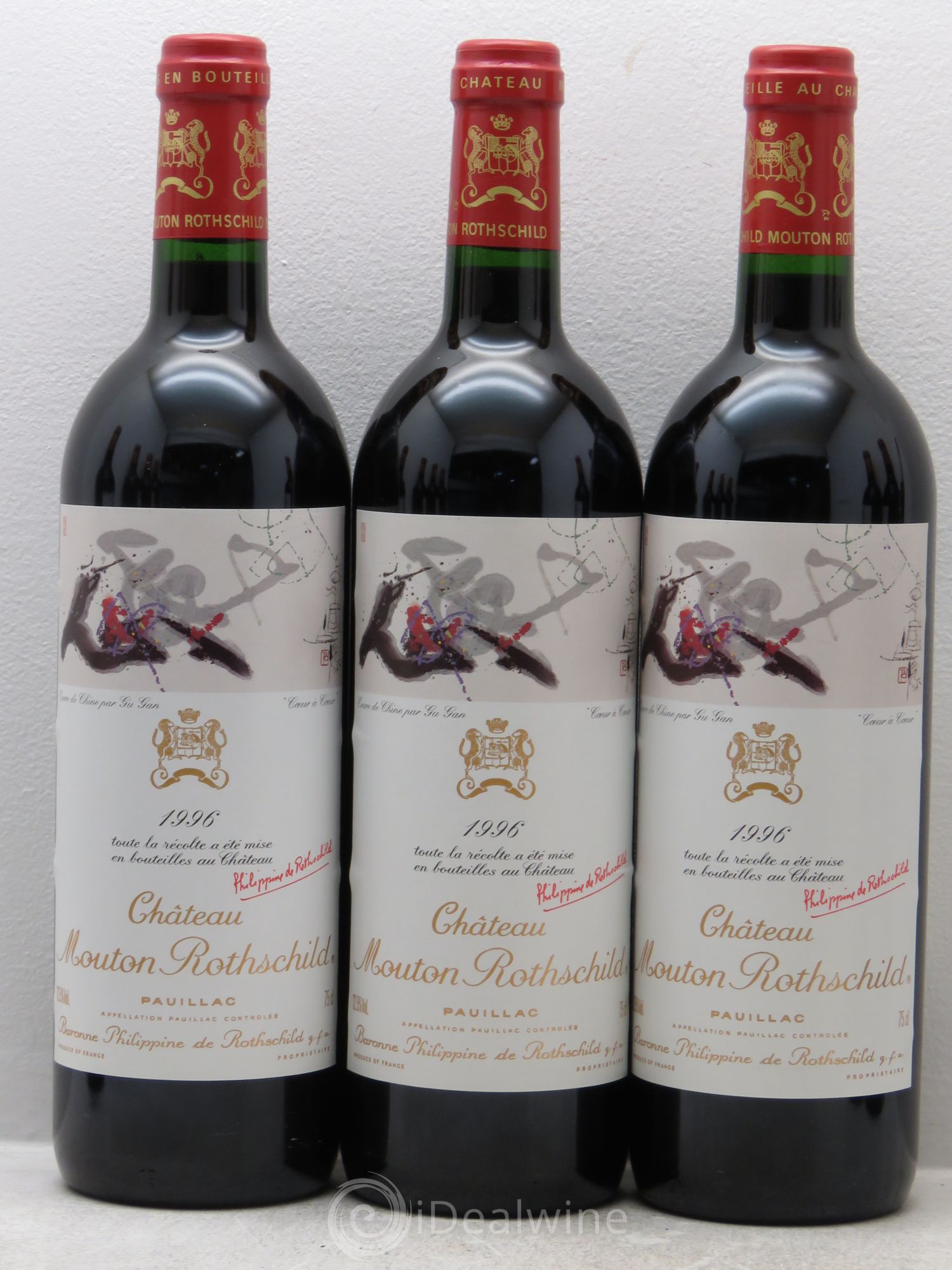 Château Mouton Rothschild 1er Grand Cru Classé 1996 - Lot de 12 bouteilles - 2