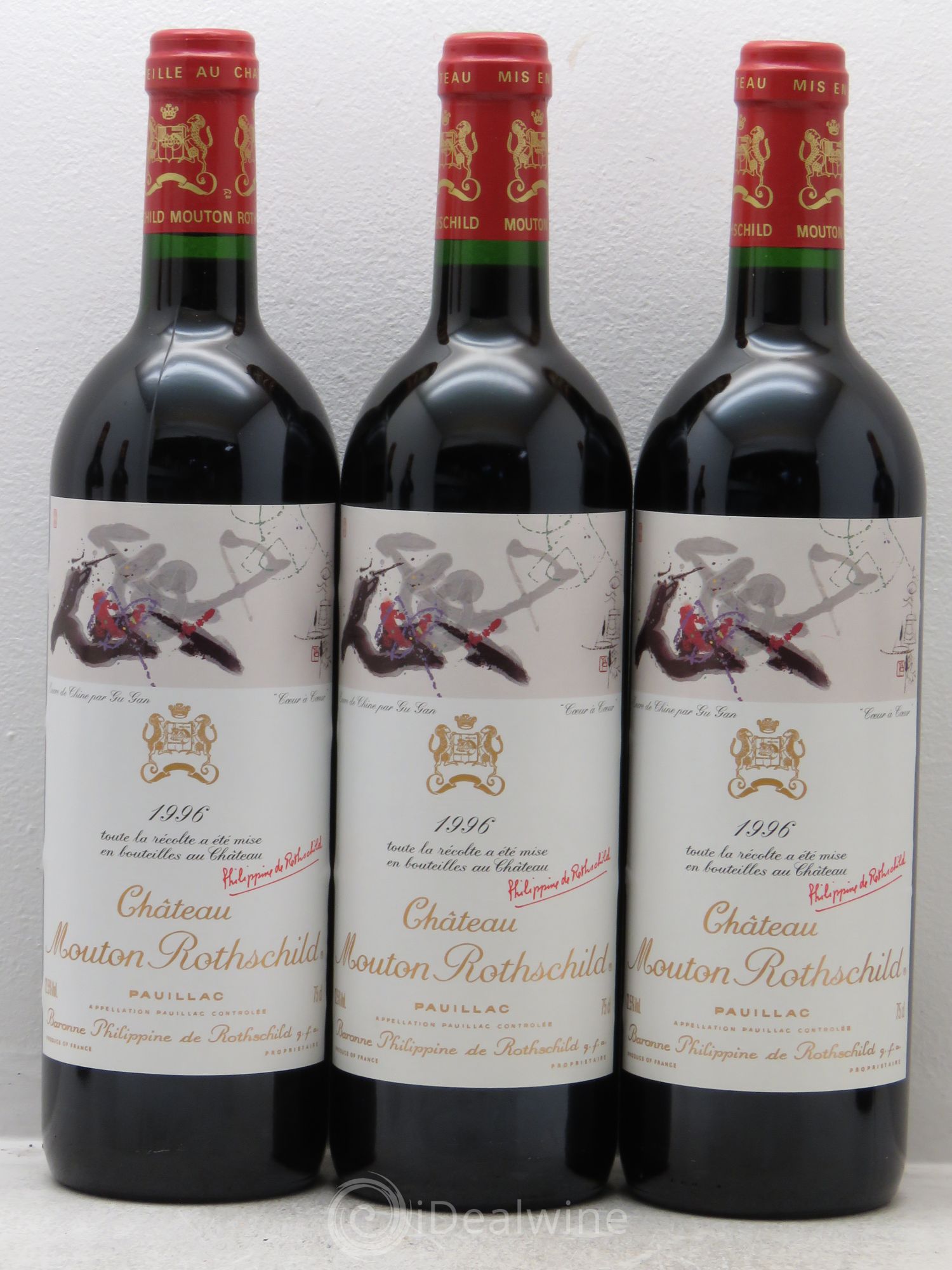 Château Mouton Rothschild 1er Grand Cru Classé 1996 - Lot de 12 bouteilles - 3