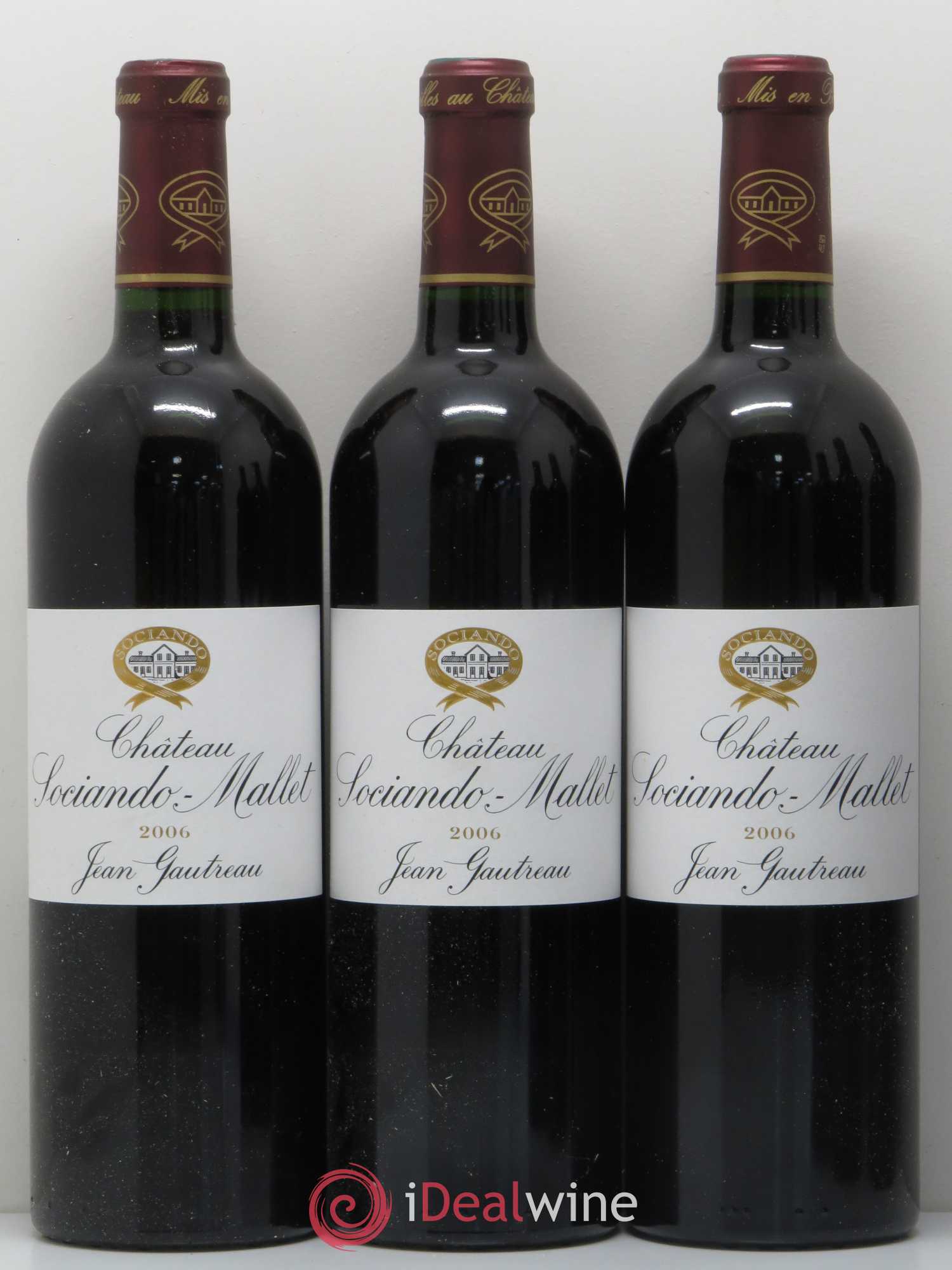 Château Sociando Mallet 2006 - Lot de 6 bouteilles - 1