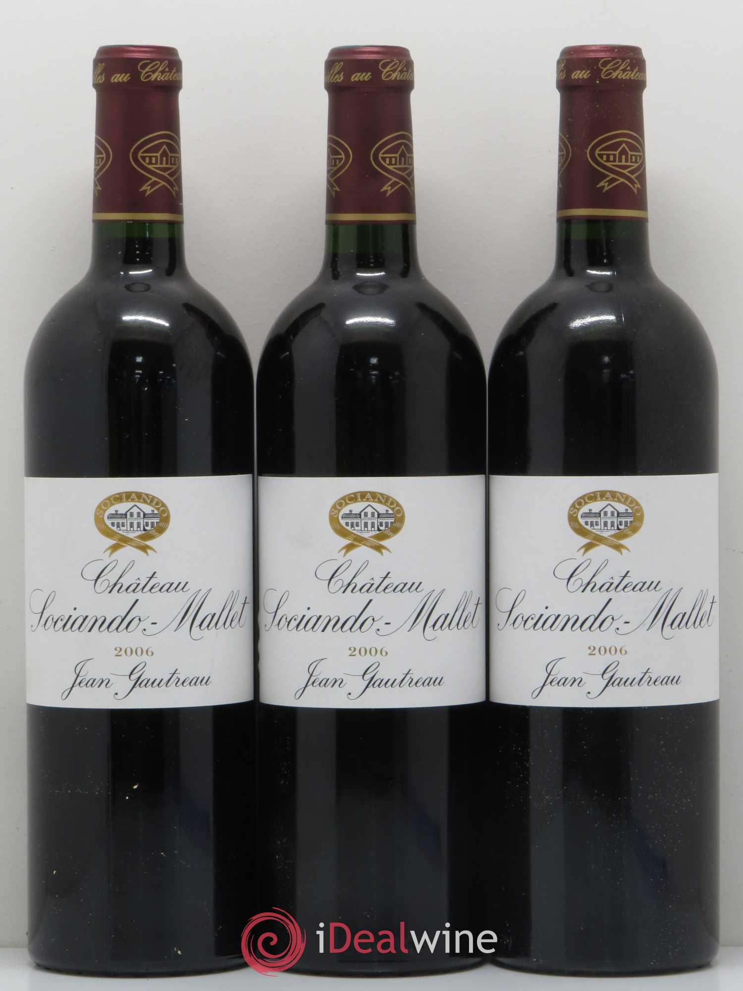 Château Sociando Mallet 2006 - Lot de 6 bouteilles - 2