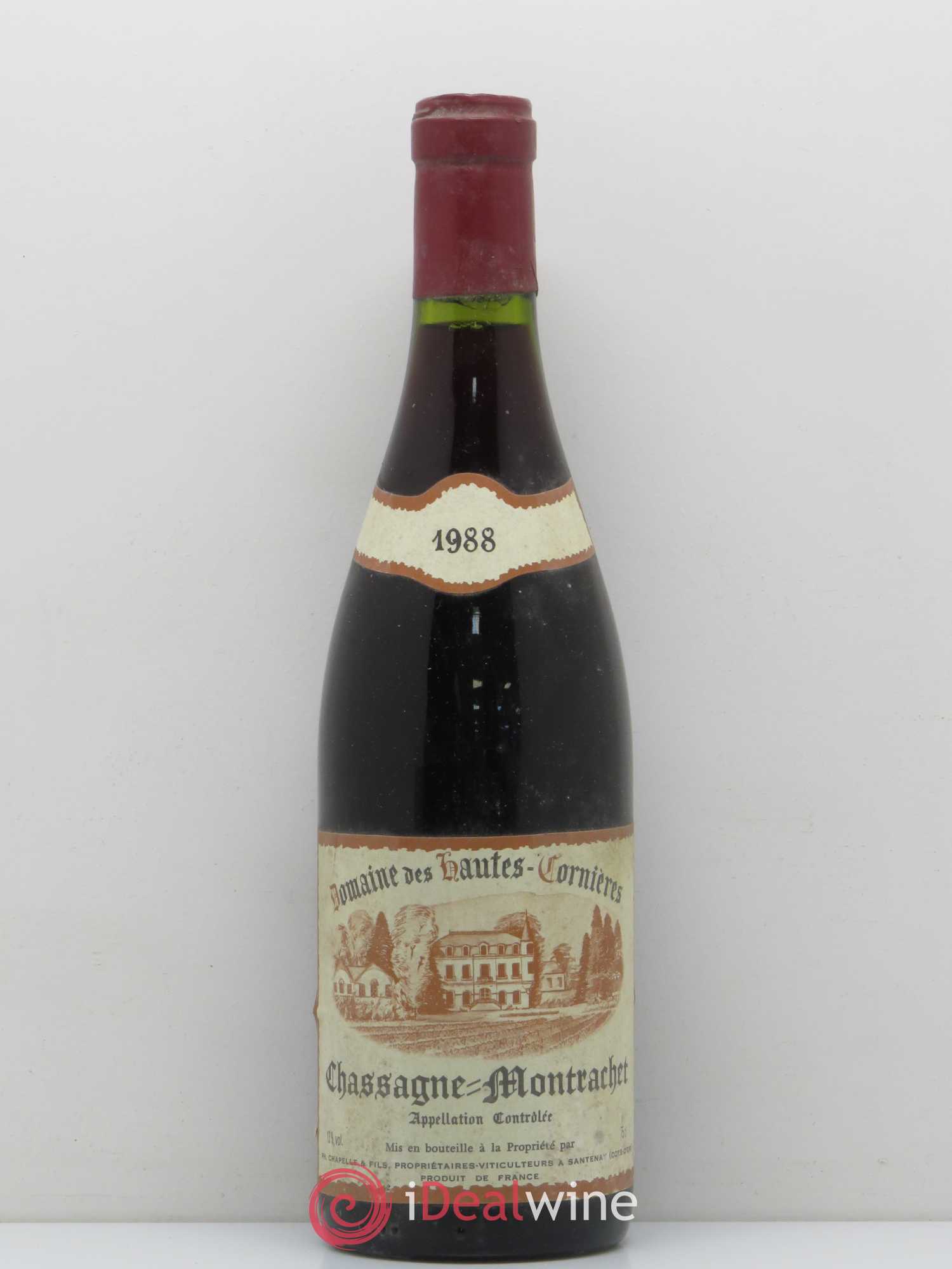 Chassagne-Montrachet Domaine des Hautes Cornieres 1988 - Posten von 1 Flasche - 0