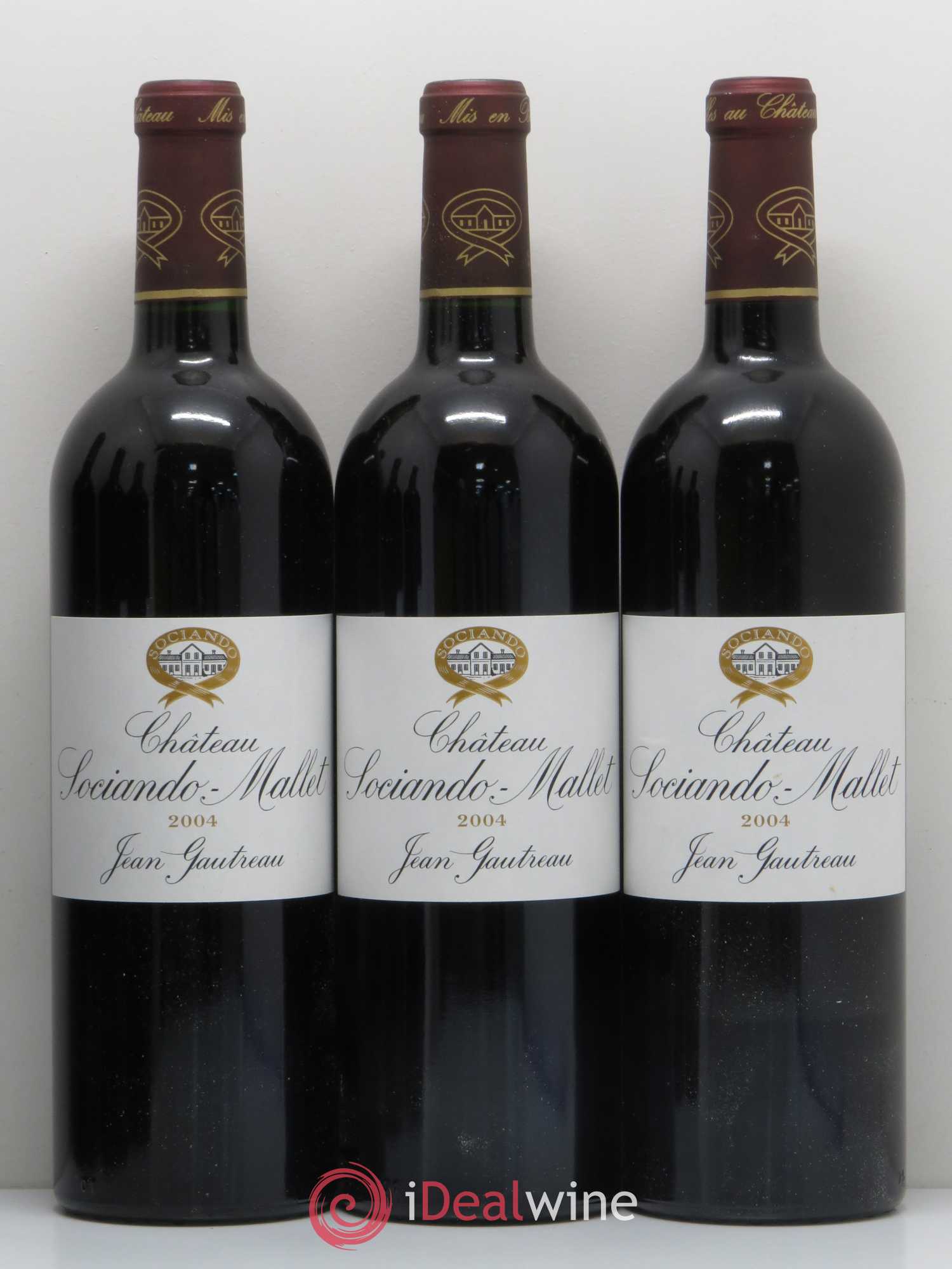 Château Sociando Mallet 2004 - Lot de 6 bouteilles - 1