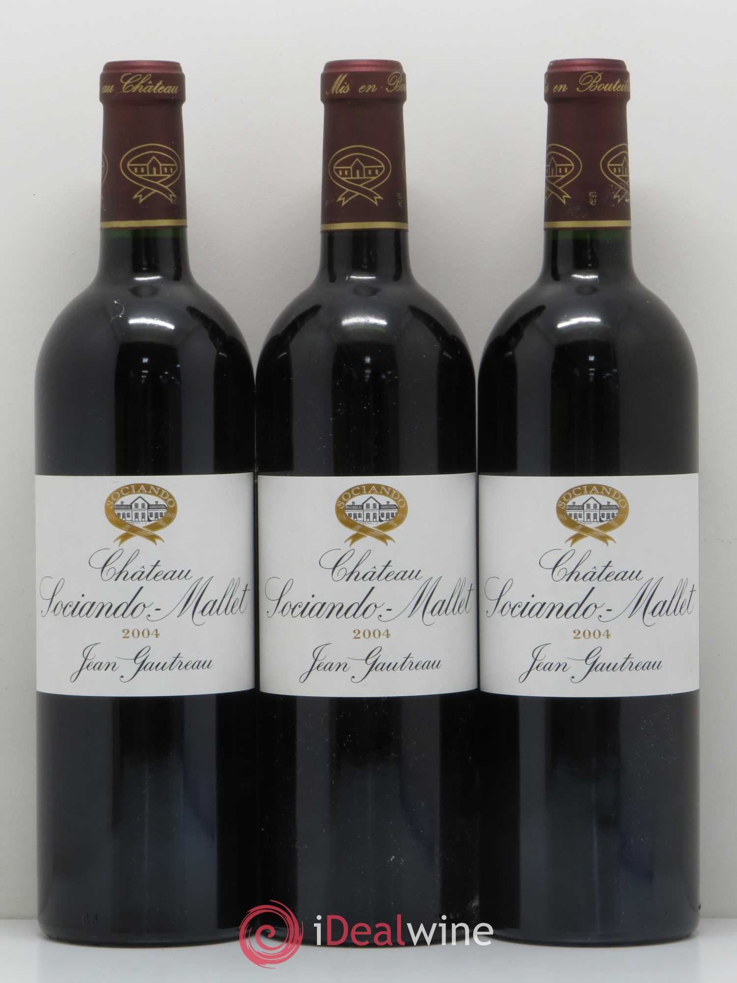 Château Sociando Mallet 2004 - Lot de 6 bouteilles - 2