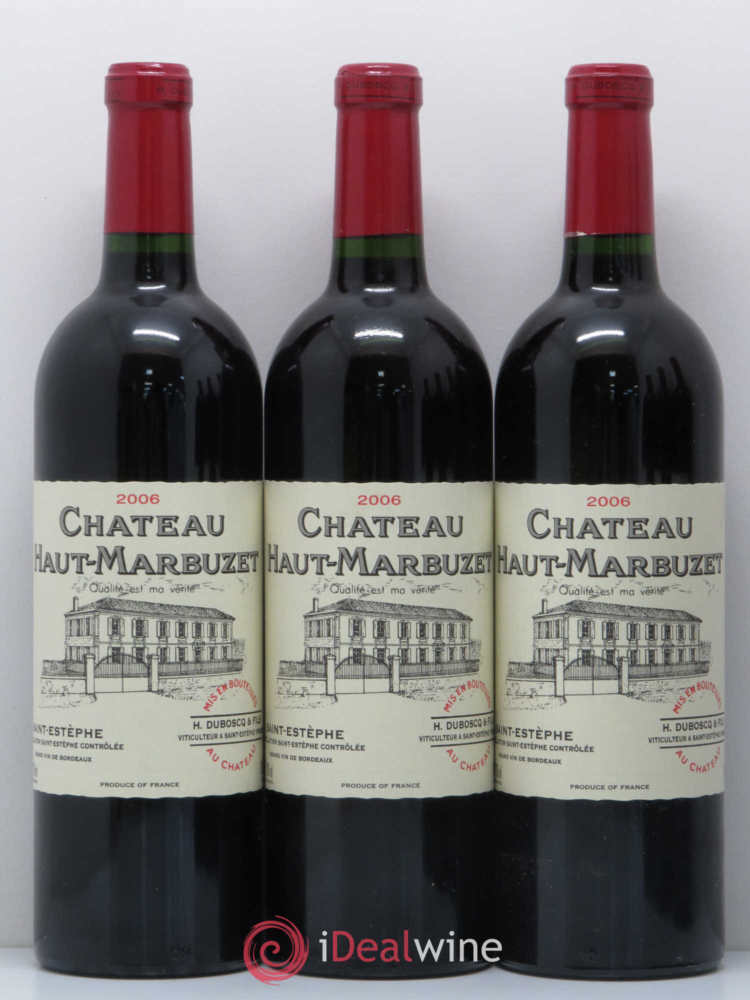 Château Haut Marbuzet 2006 - Lot de 6 bouteilles - 1