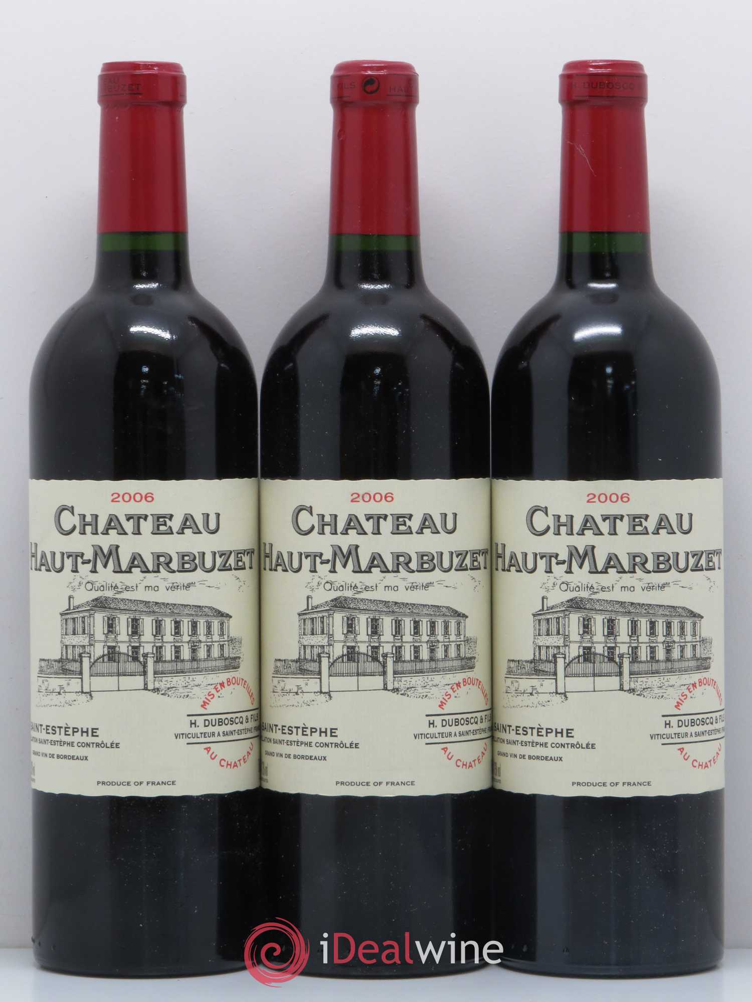 Château Haut Marbuzet 2006 - Lot de 6 bouteilles - 2