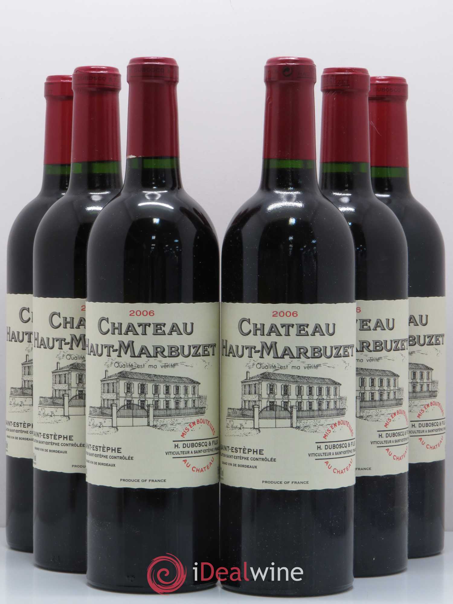 Château Haut Marbuzet 2006 - Lot de 6 bouteilles - 0