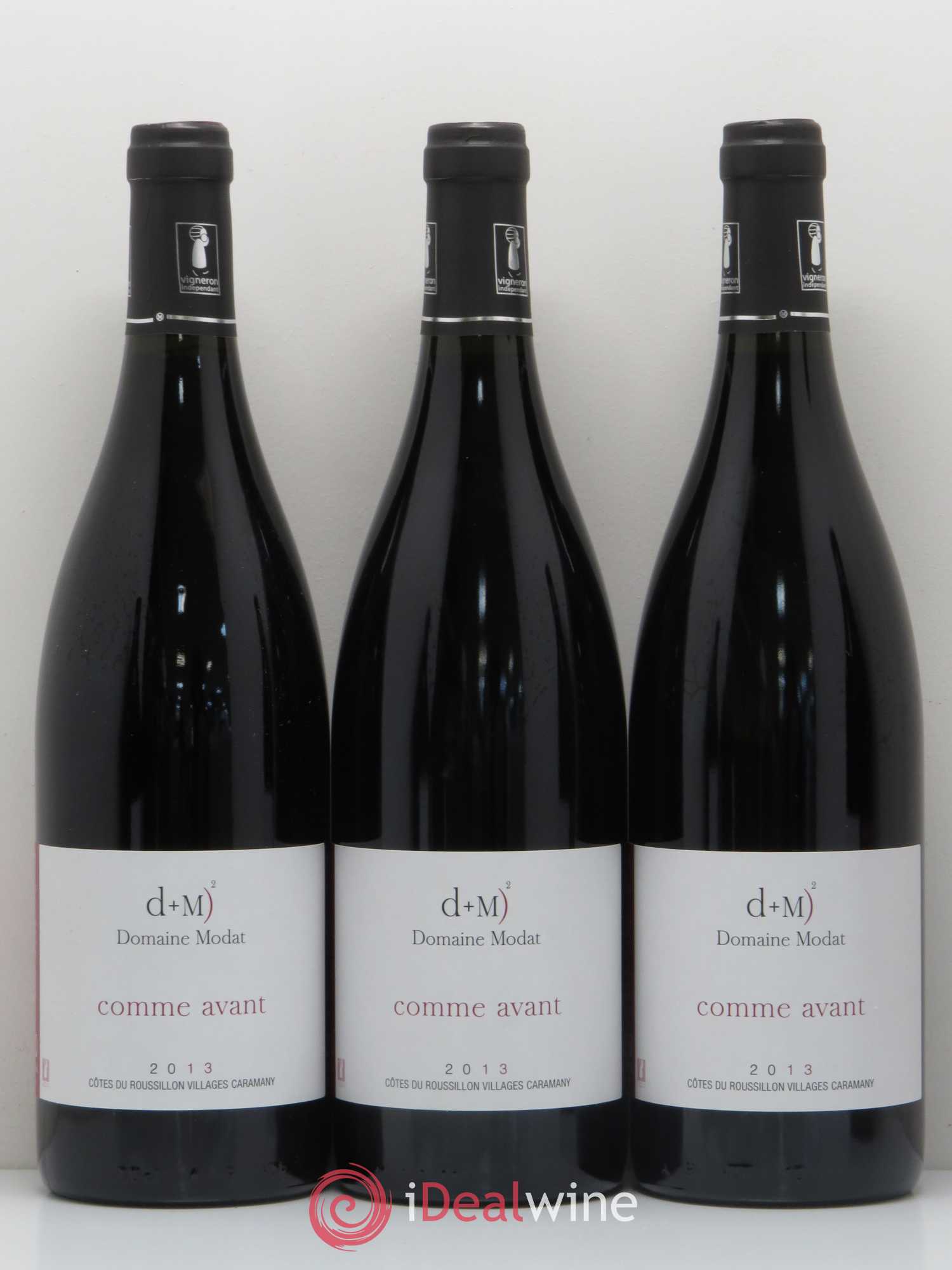 Côtes du Roussillon Villages Caramany Comme avant Domaine Modat 2013 - Lot de 6 bouteilles - 1