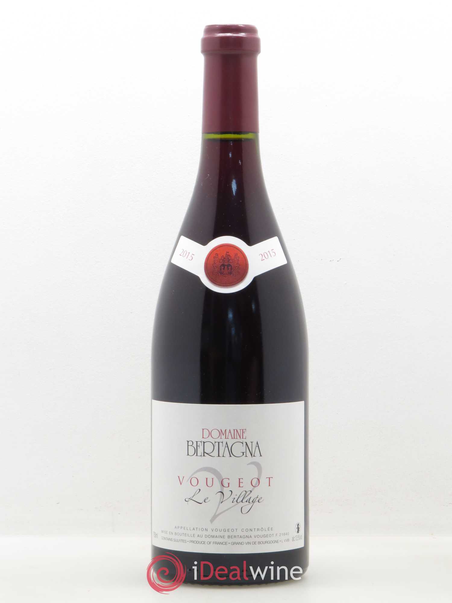 Vougeot Le Village Bertagna 2015 - Lot de 1 bouteille - 0