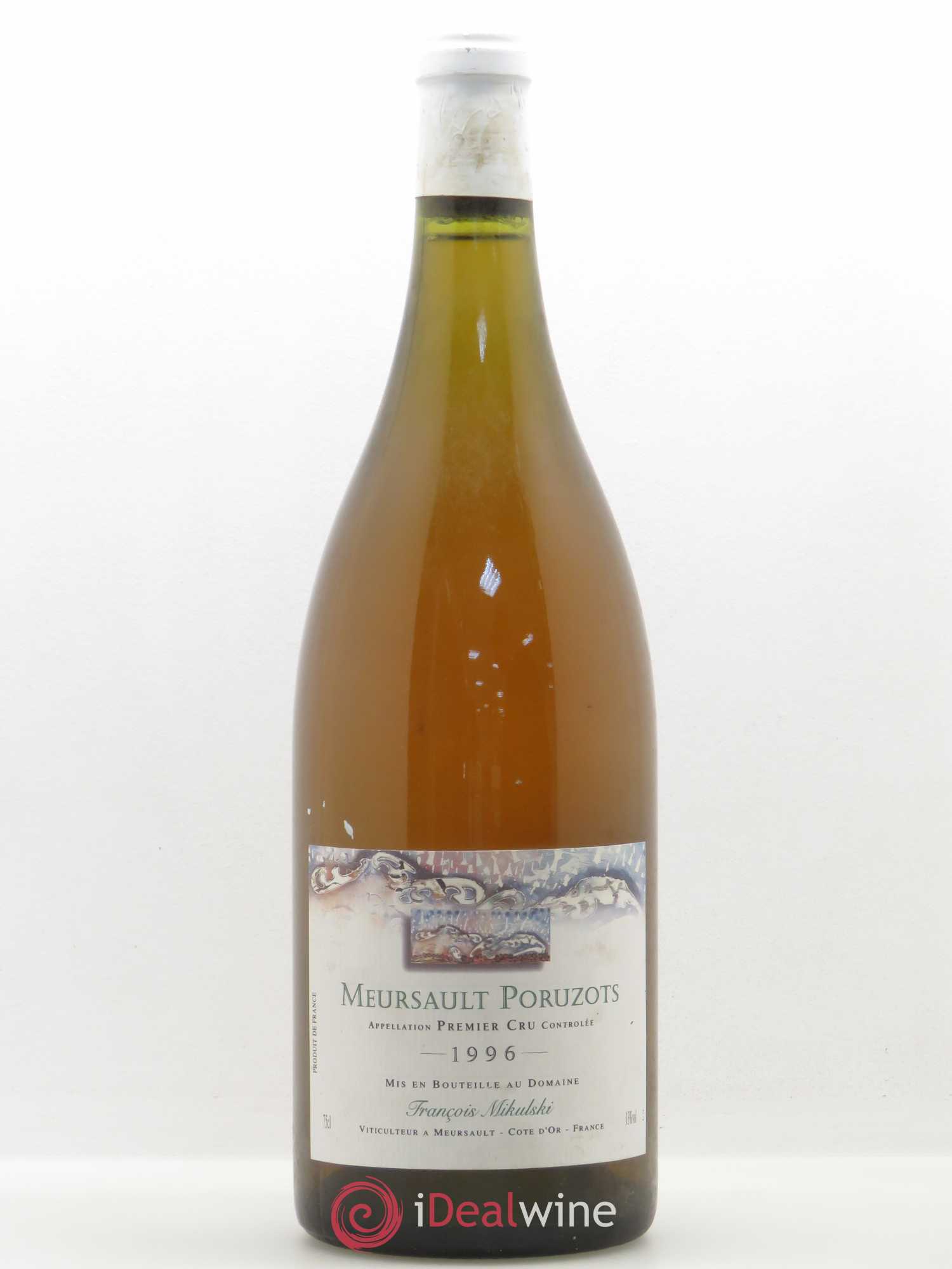 Meursault 1er Cru Poruzots François Mikulski 1996 - Lot de 1 magnum - 0