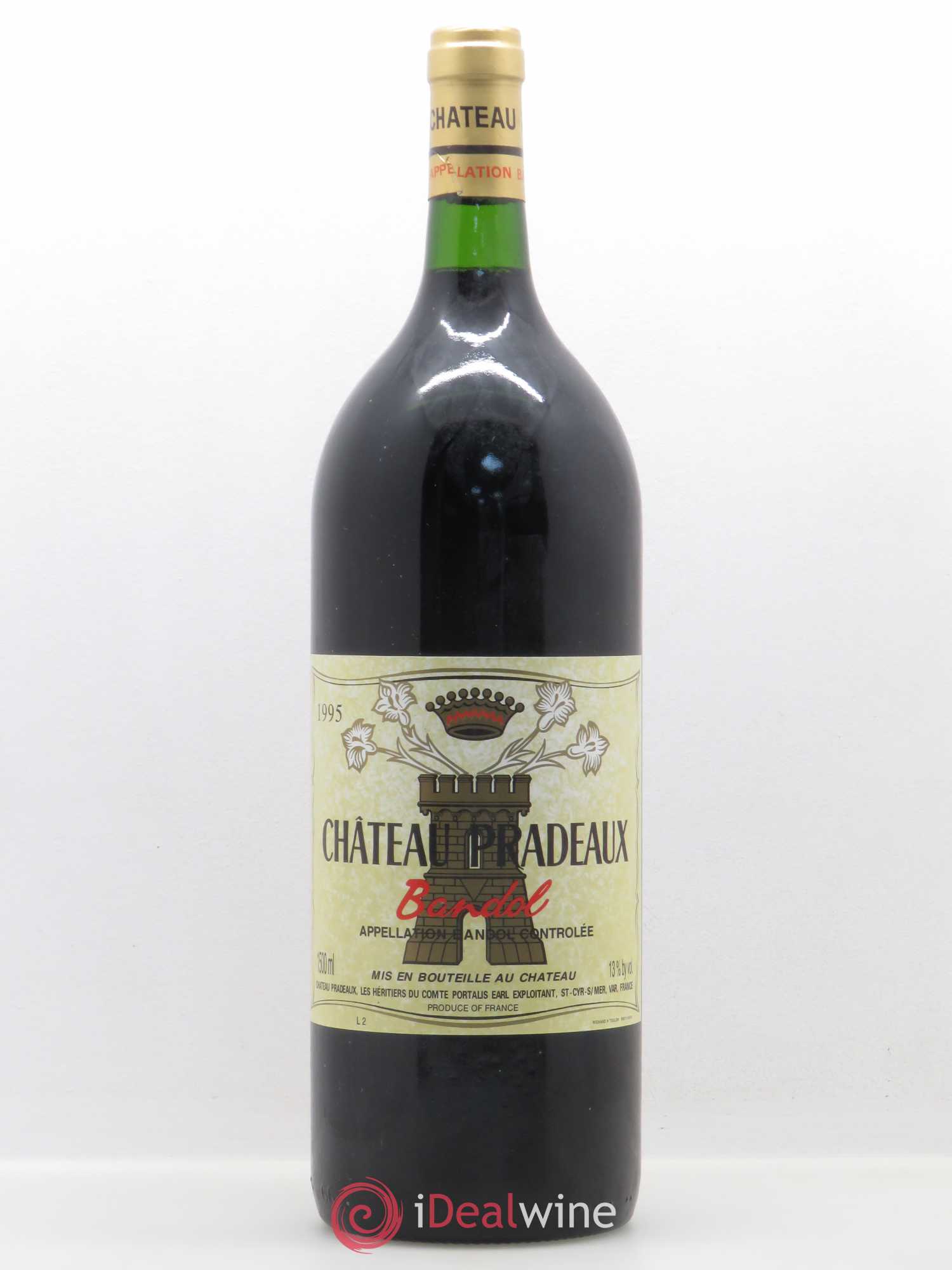 Bandol Château Pradeaux Famille Portalis 1995 - Lot de 1 magnum - 0