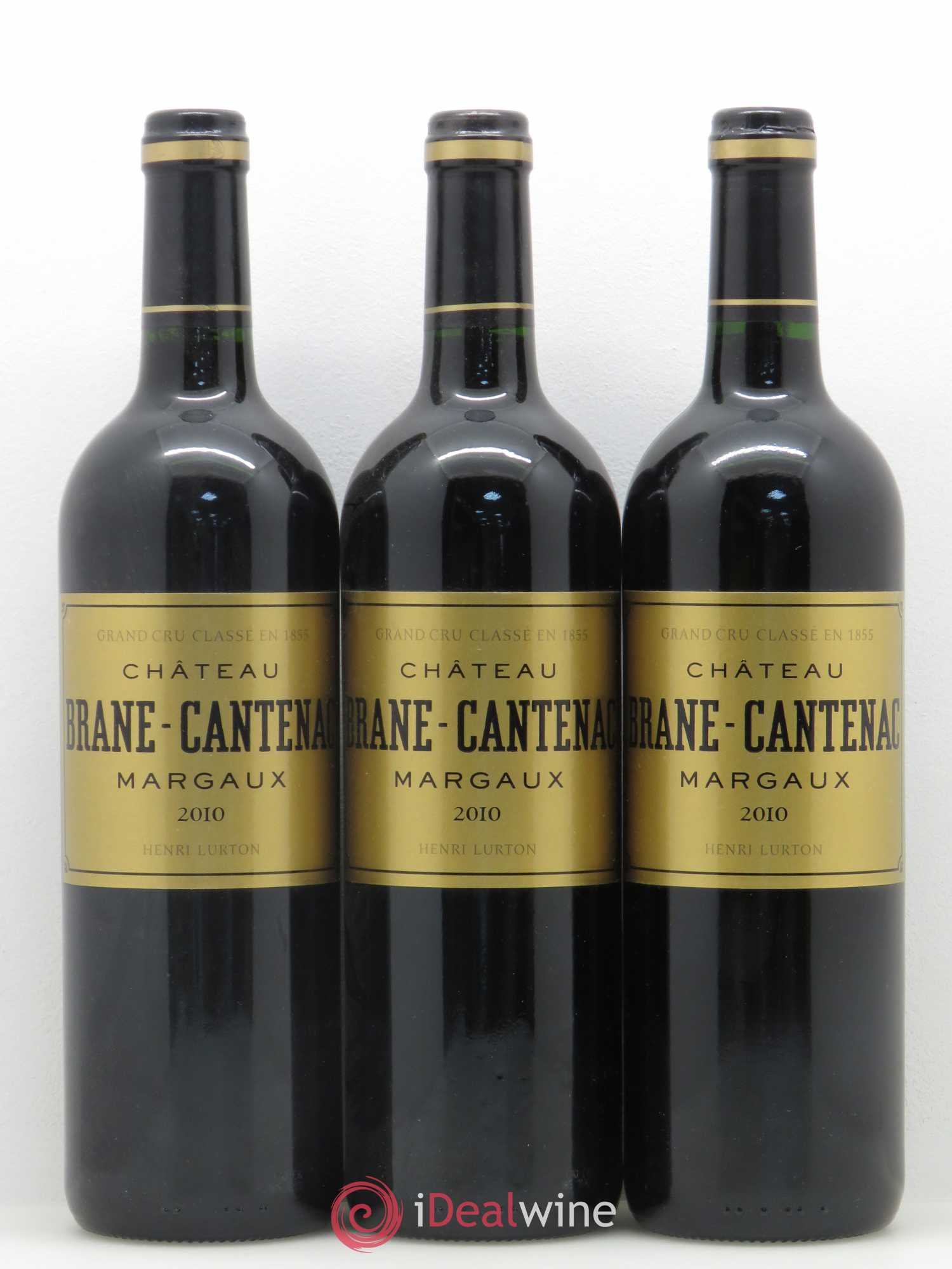 Château Brane Cantenac 2ème Grand Cru Classé 2010 - Lot de 3 bouteilles - 0