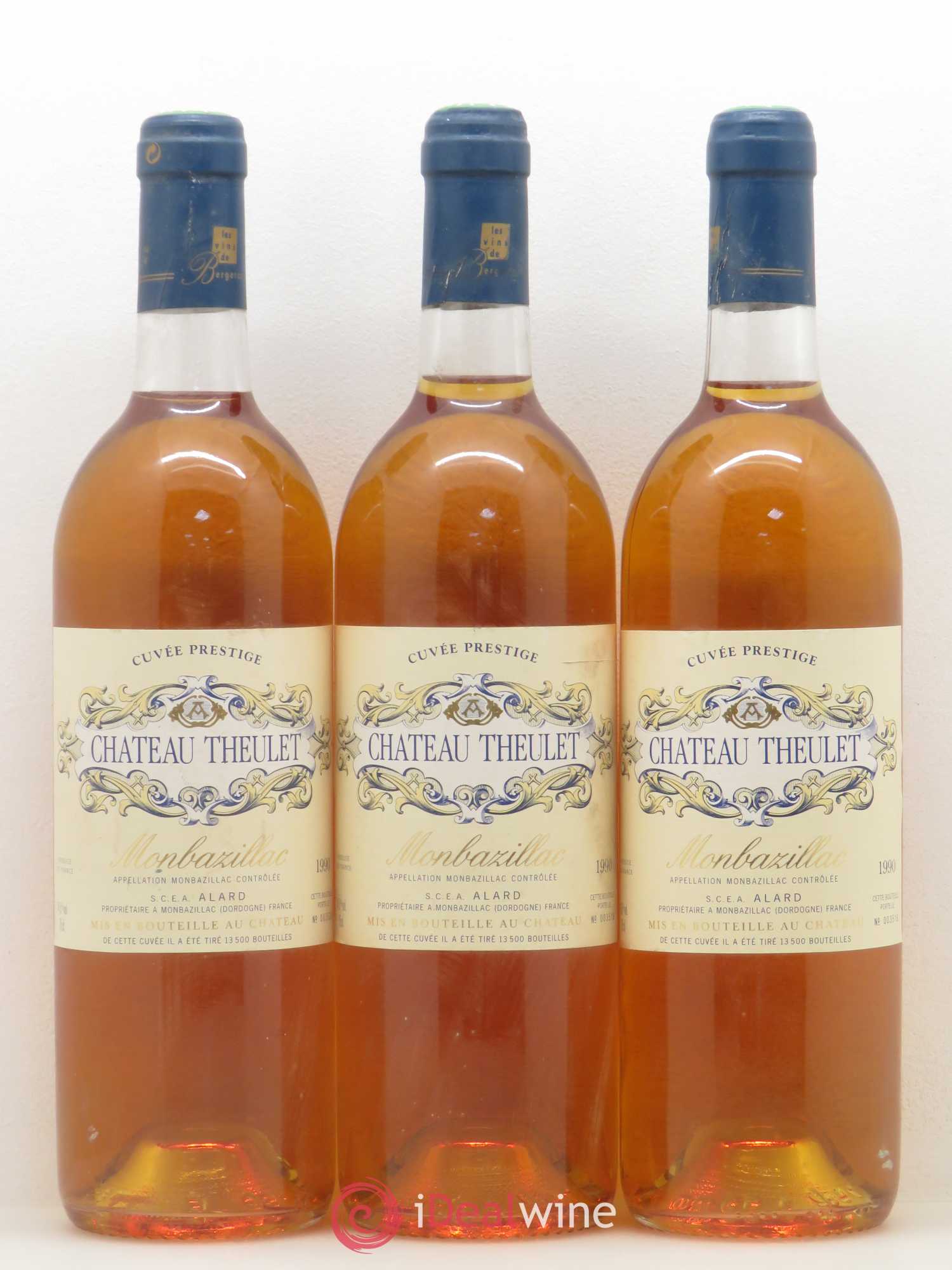 Monbazillac Château Theulet cuvée Prestige 1990 - Lot de 6 bouteilles - 2