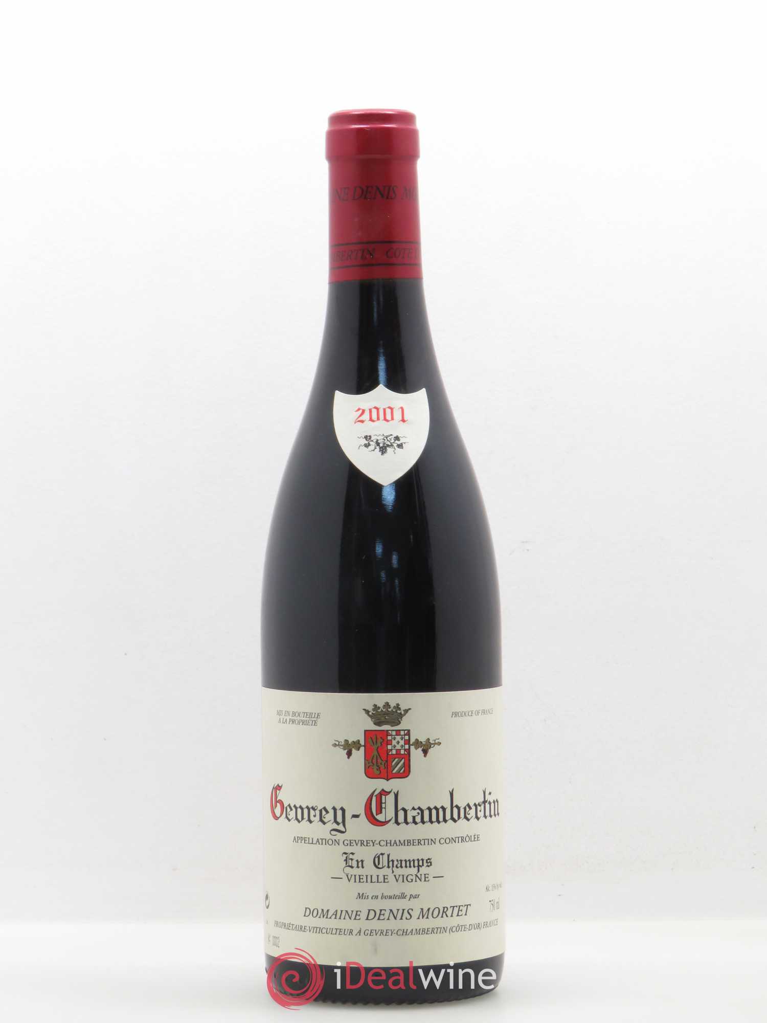 Gevrey-Chambertin En Champs Vieille Vigne Denis Mortet (Domaine) 2001 - Lot de 1 bouteille - 0