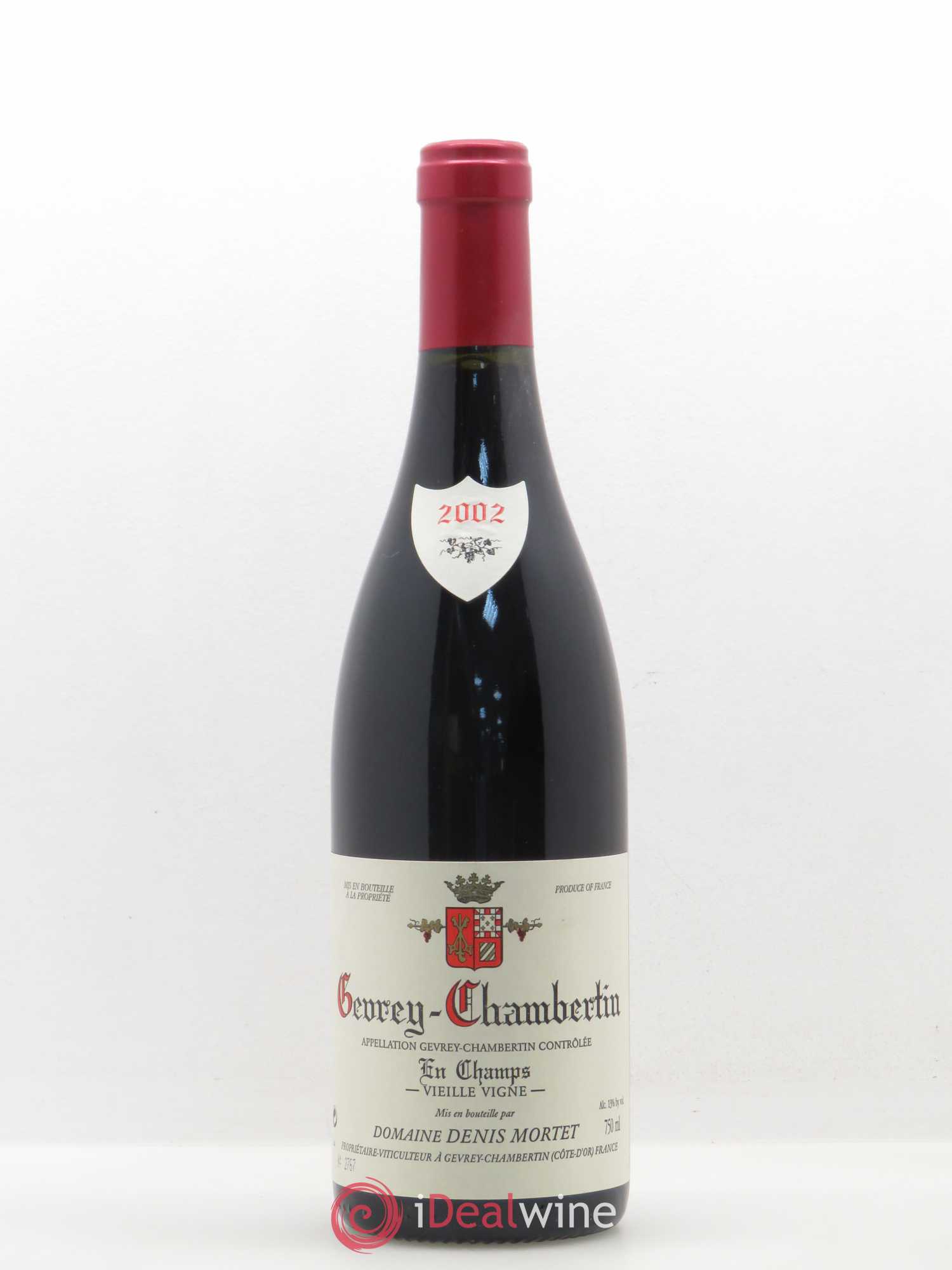 Gevrey-Chambertin En Champs Vieille Vigne Denis Mortet (Domaine) 2002 - Lot de 1 bouteille - 0