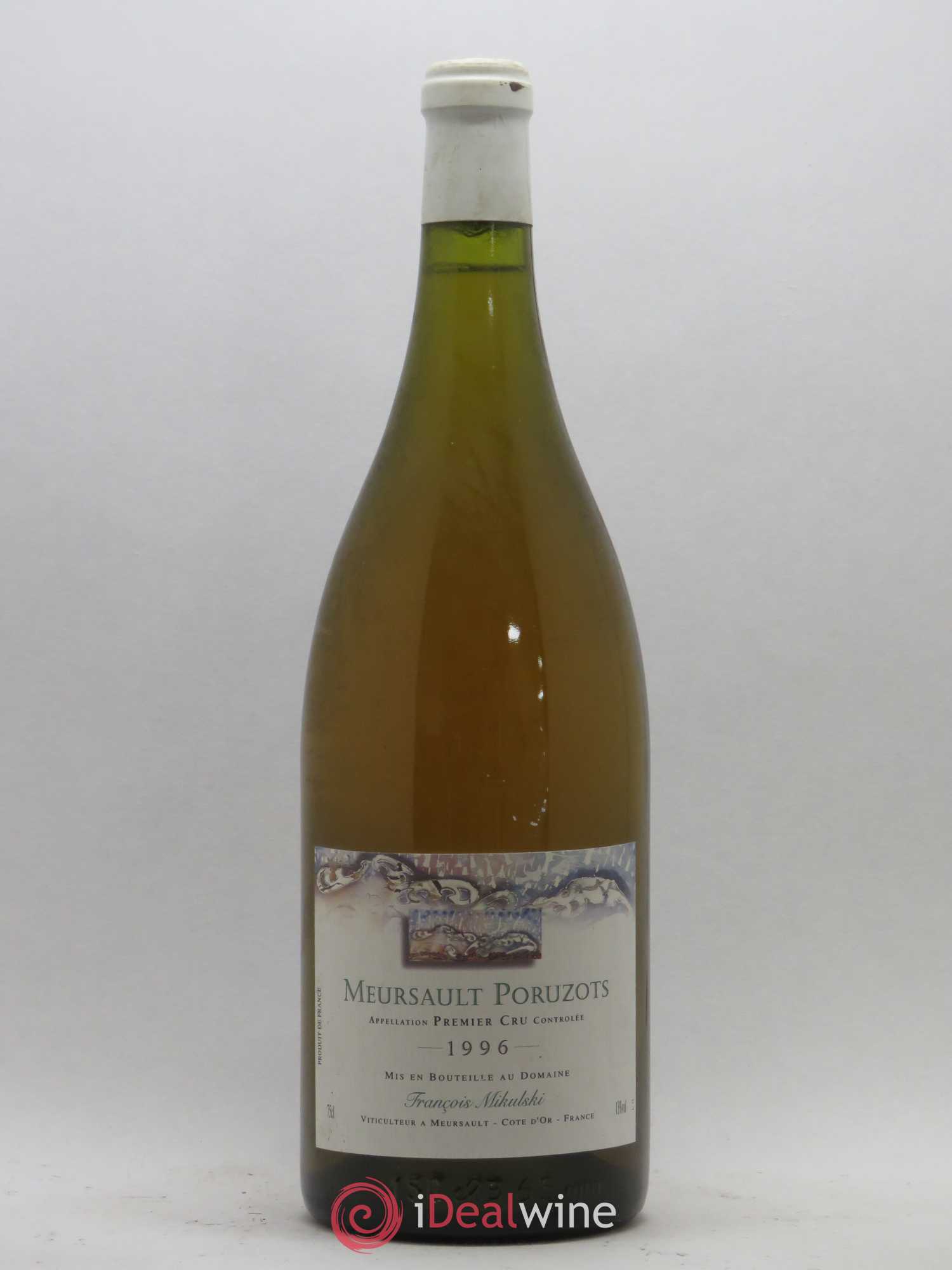 Meursault 1er Cru Poruzots François Mikulski 1996 - Lot de 1 magnum - 0