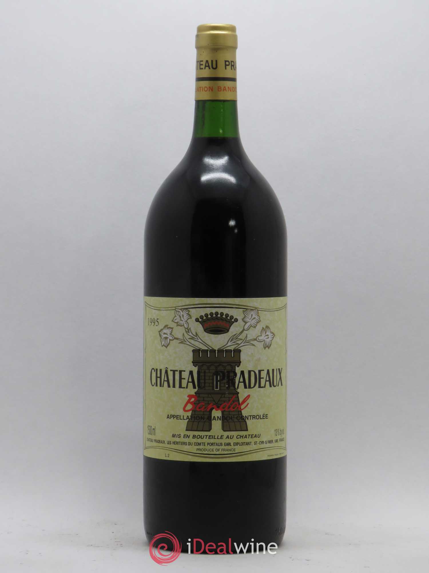 Bandol Château Pradeaux Famille Portalis 1995 - Lot de 1 magnum - 0