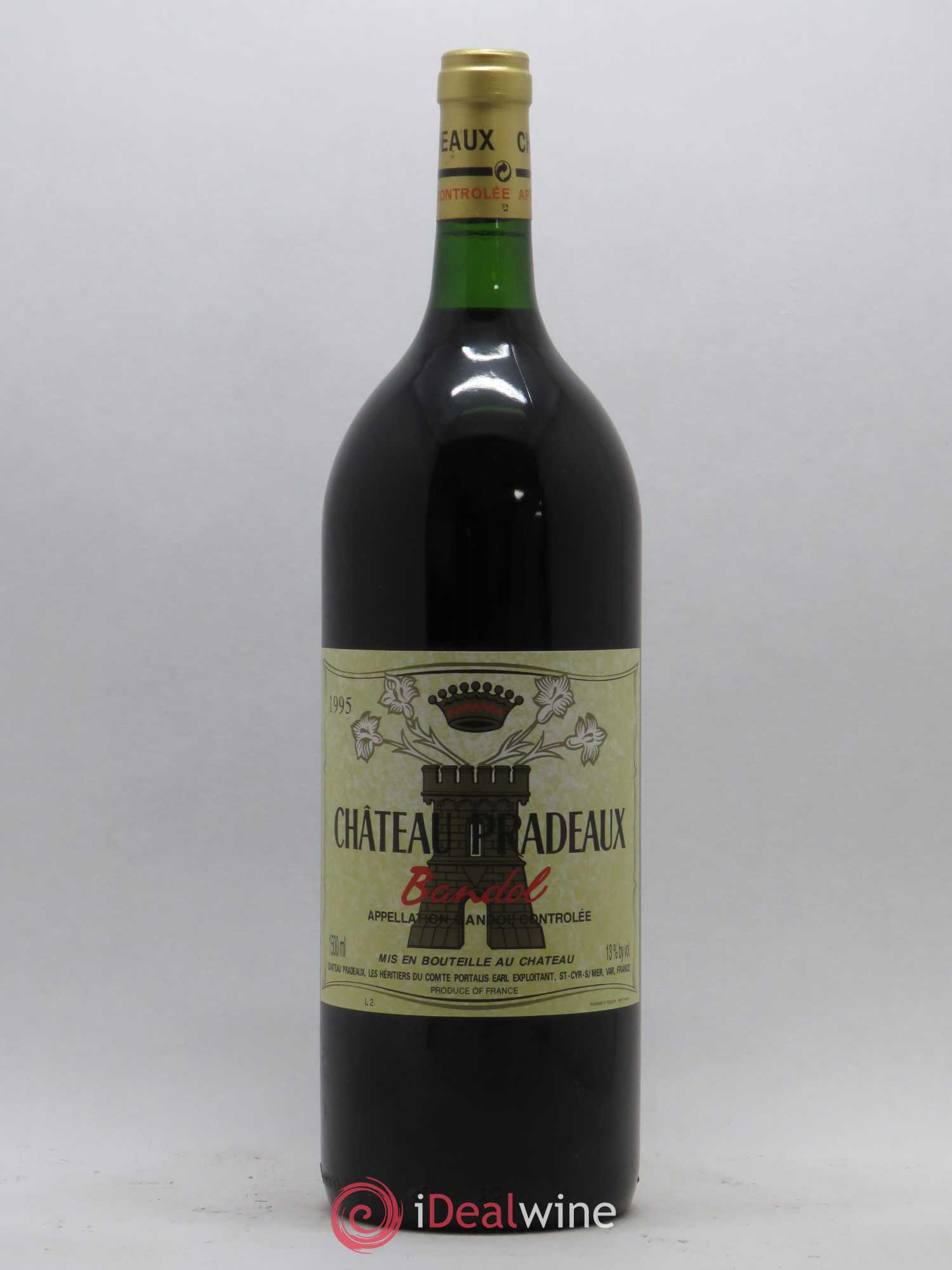 Bandol Château Pradeaux Famille Portalis 1995 - Lot de 1 magnum - 0