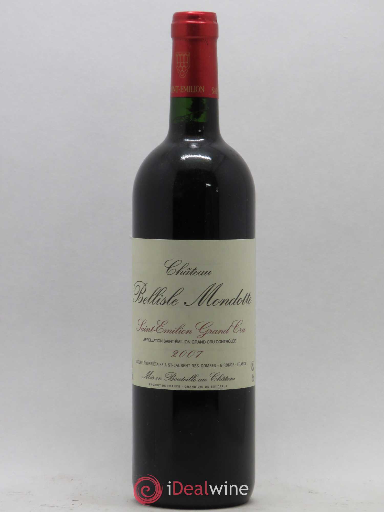 Château Bellisle Mondotte 2007 - Lot de 1 bouteille - 0