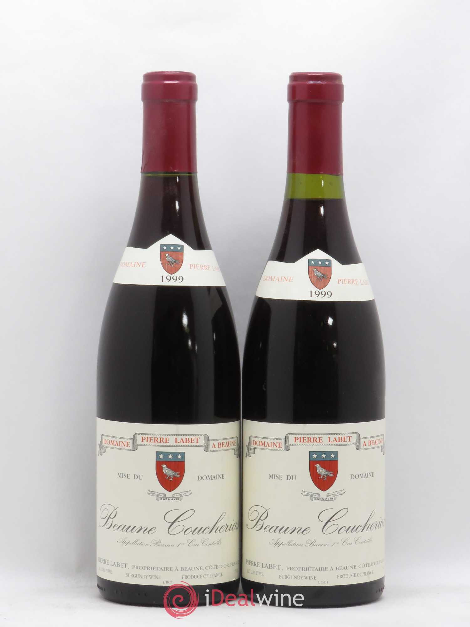 Beaune 1er Cru coucherias Pierre Labet 1999 - Posten von 2 Flaschen - 0