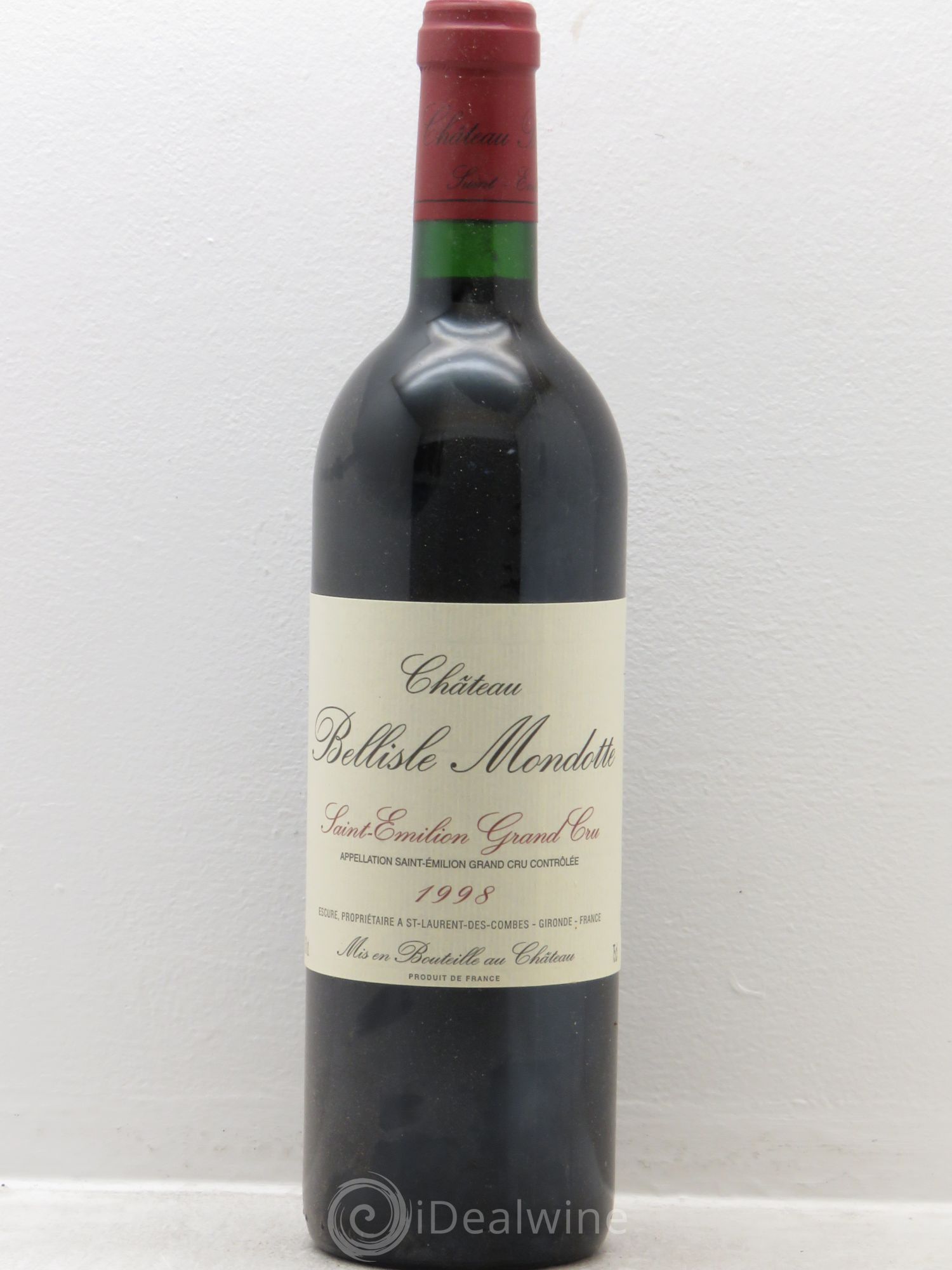 Château Bellisle Mondotte 1998 - Lot de 6 bouteilles - 0