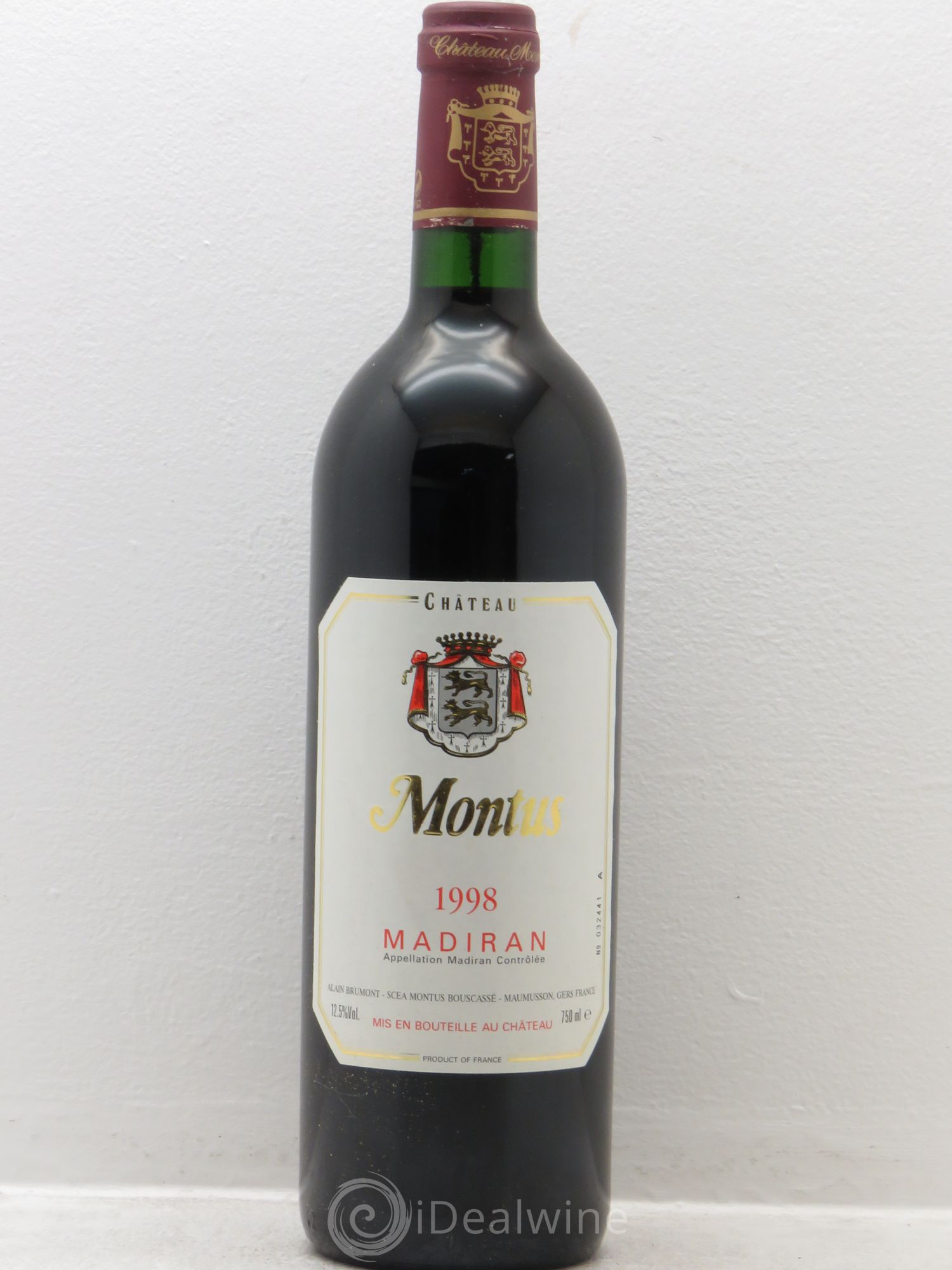 Madiran Château Montus Alain Brumont 1998 - Lot de 12 bouteilles - 0