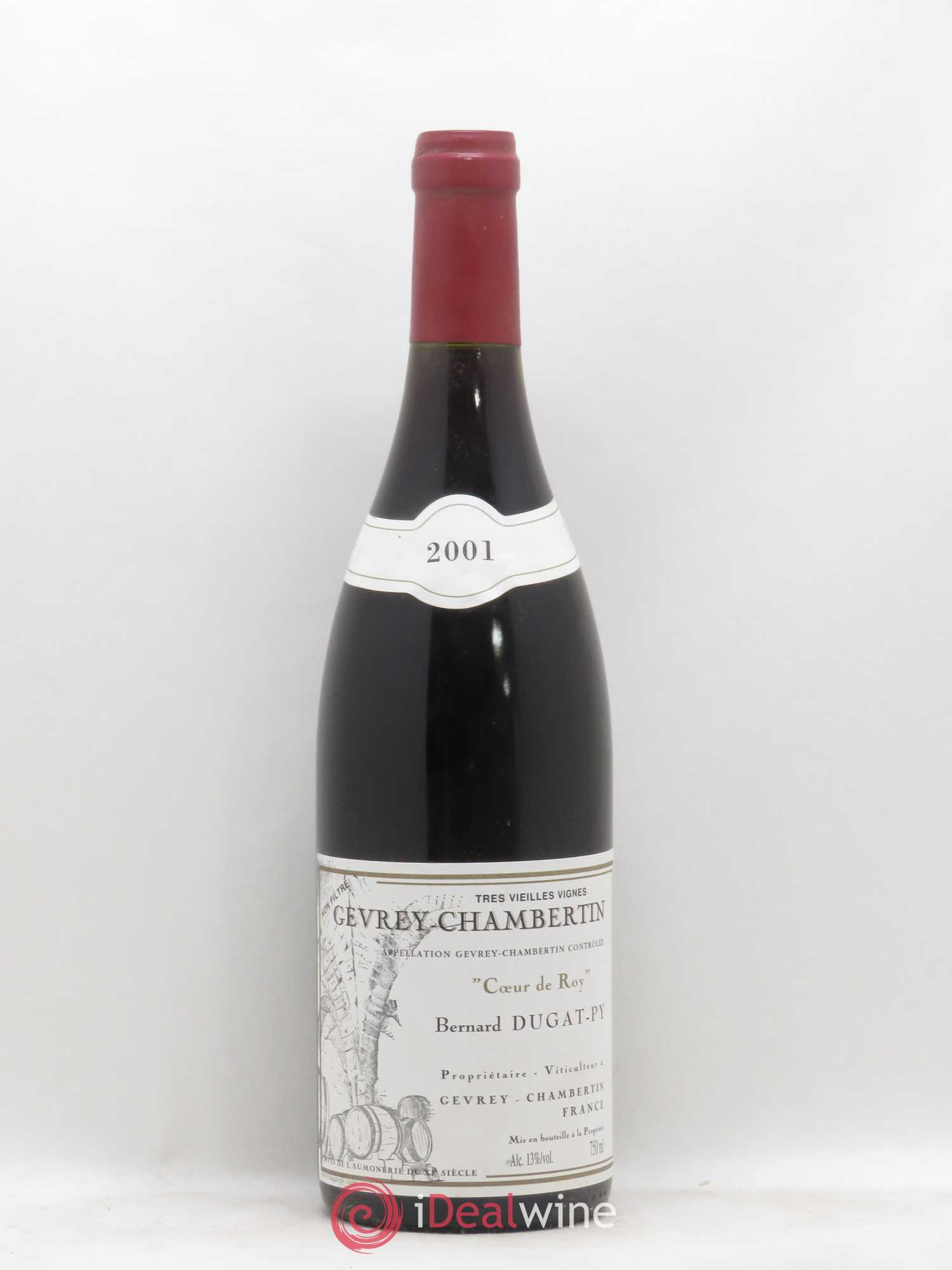 Gevrey-Chambertin Coeur de Roy Très Vieilles Vignes Dugat-Py 2001 - Lot de 1 bouteille - 0