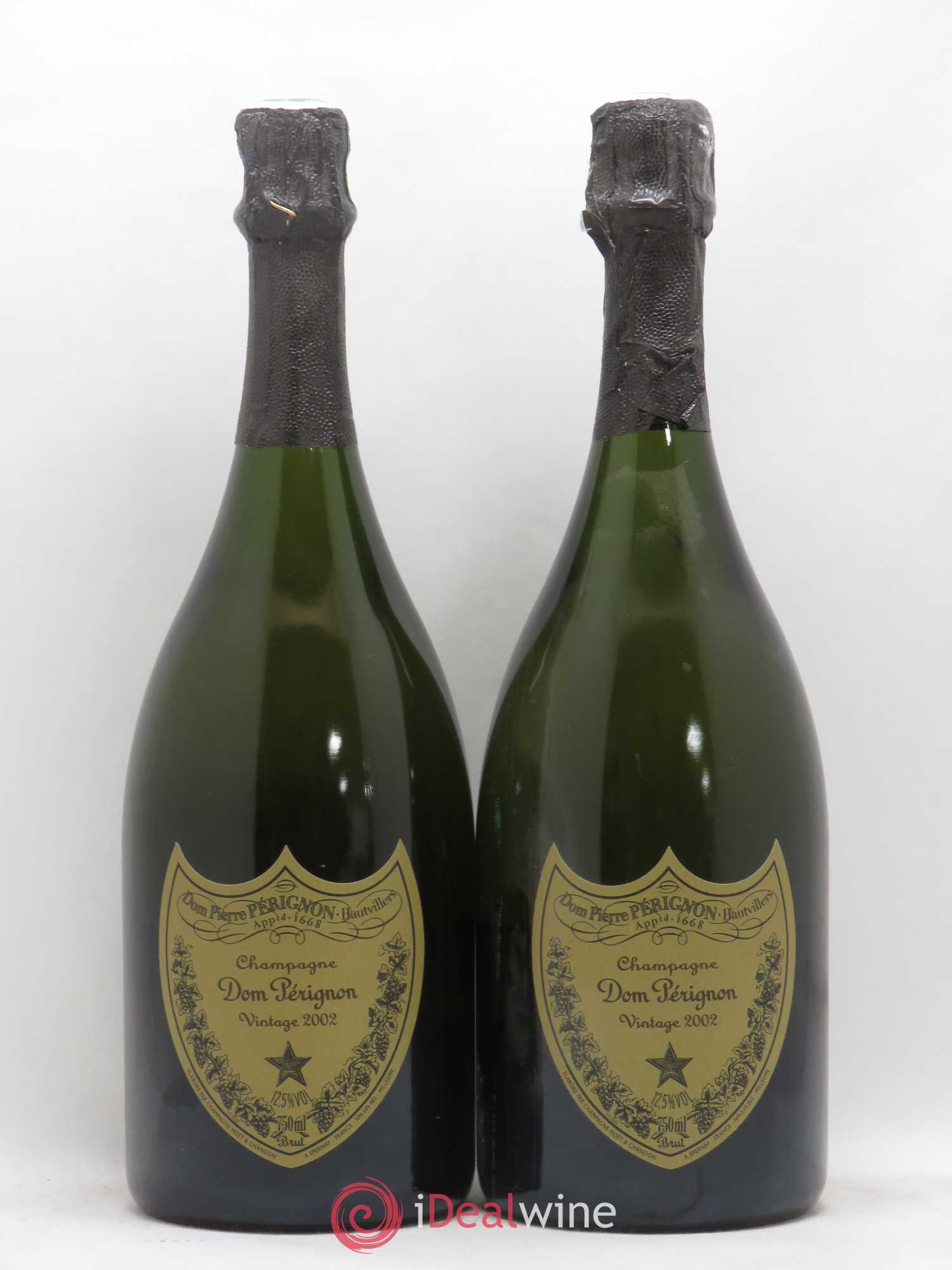 Brut Dom Pérignon 2002 - Lot de 2 bouteilles - 0
