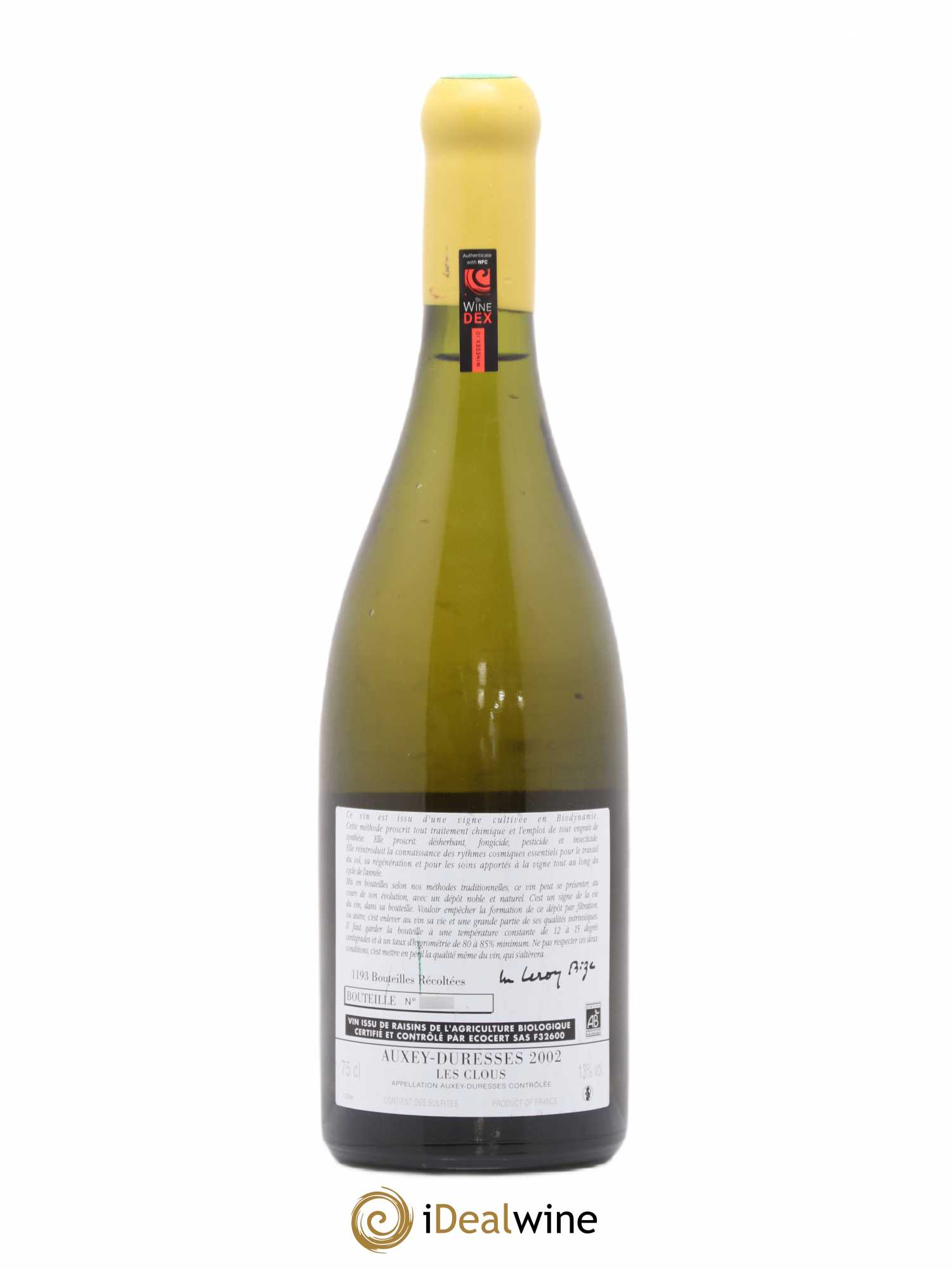 Auxey-Duresses Les Clous d'Auvenay (Domaine) 2002 - Lot de 1 bouteille - 1