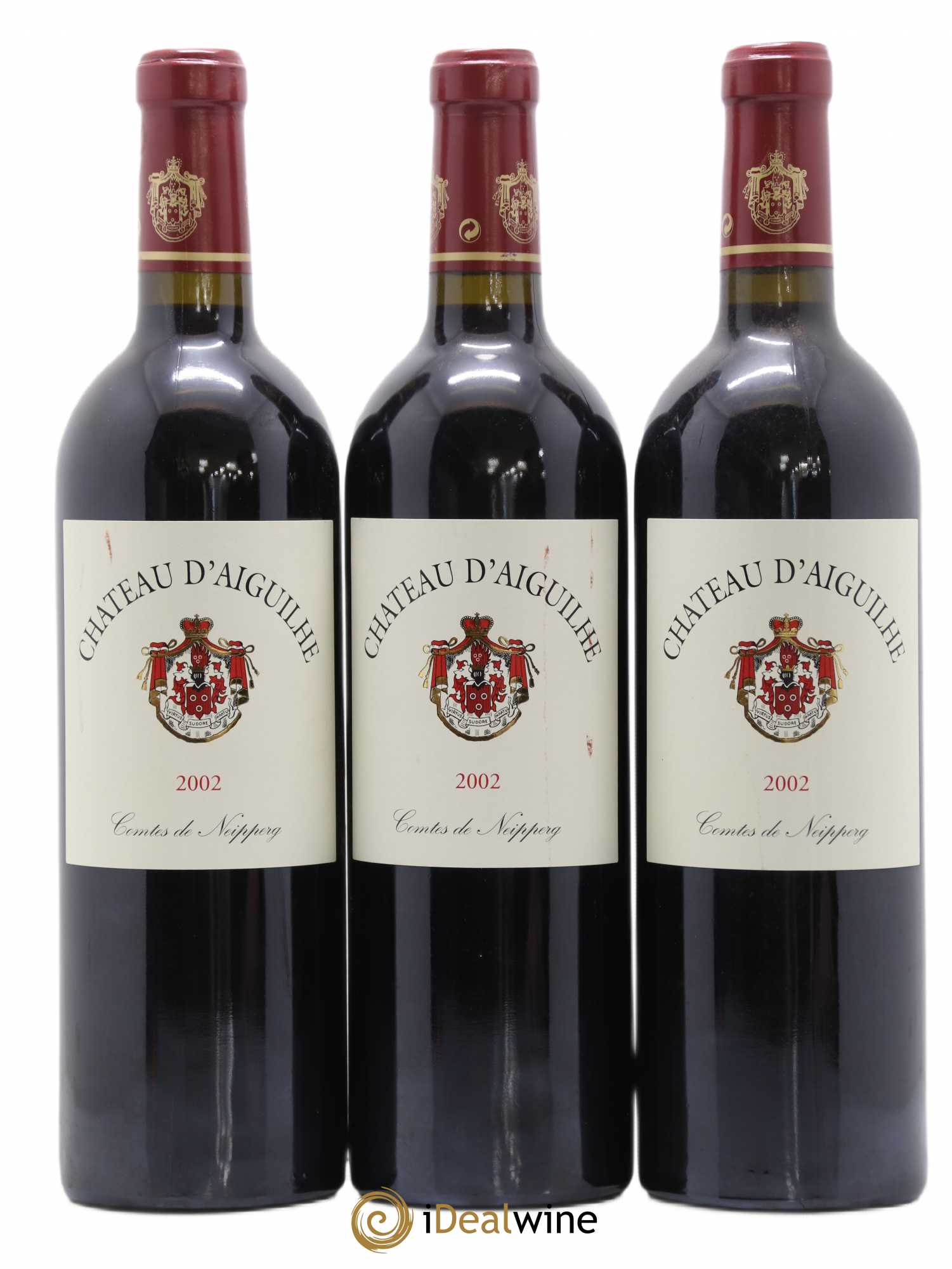 Château d' Aiguilhe 2002 - Lot de 3 bouteilles - 0