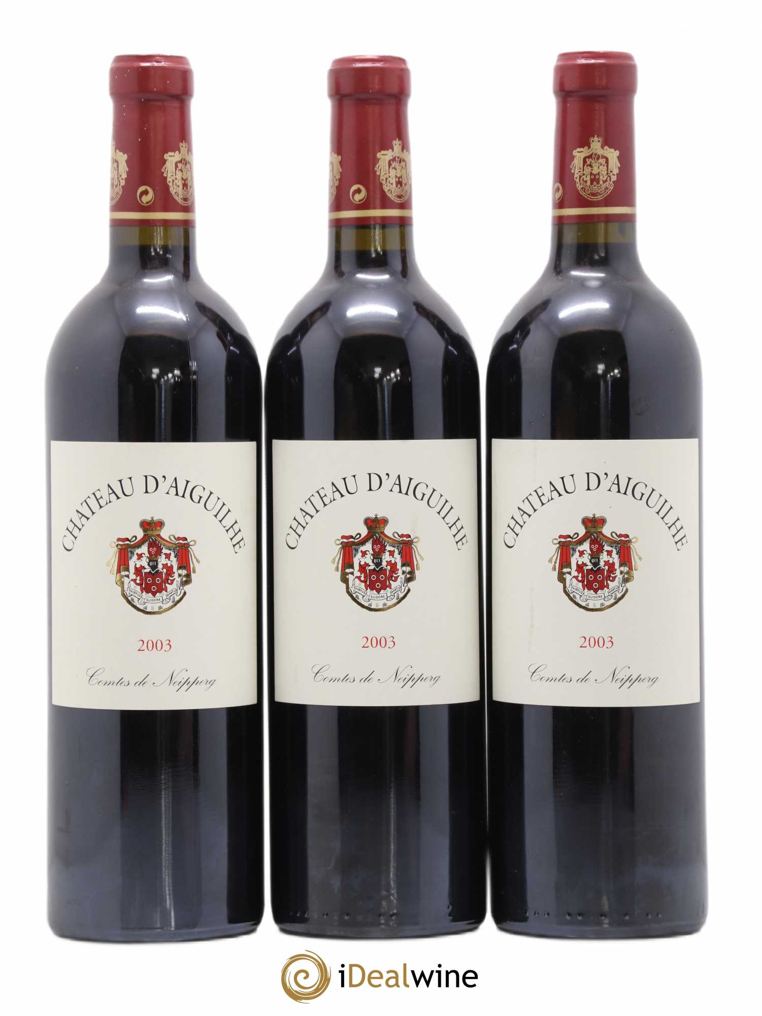 Château d' Aiguilhe 2003 - Lot de 3 bouteilles - 0