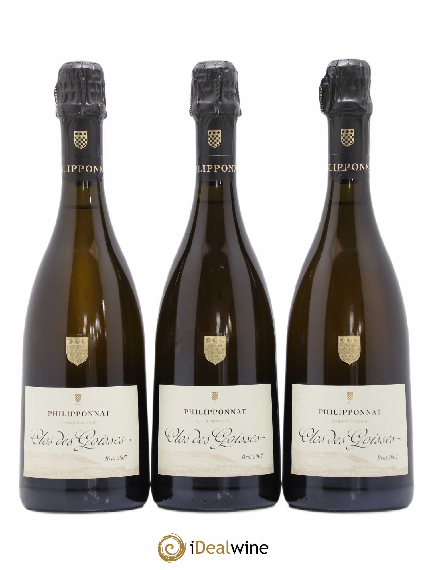 Clos des Goisses Philipponnat 2007 - Lot de 3 bouteilles - 0