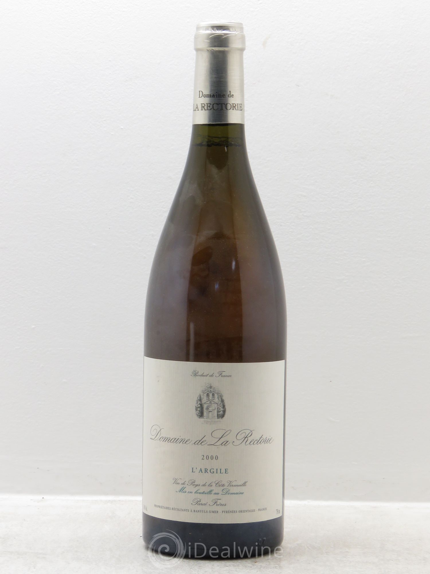 Divers VDP Côte Vermeille Domaine de la Rectorie Argile 2000 - Posten von 1 Flasche - 0