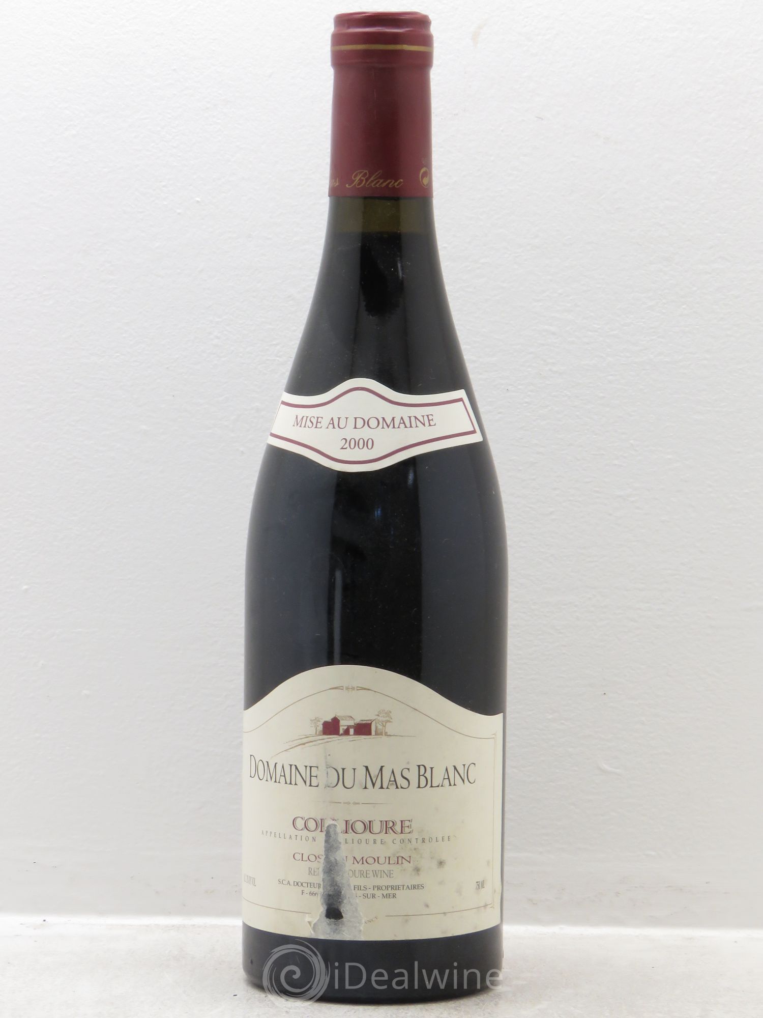 Collioure Clos du moulin Domaine du Mas Blanc 2000 - Posten von 6 Flaschen - 0