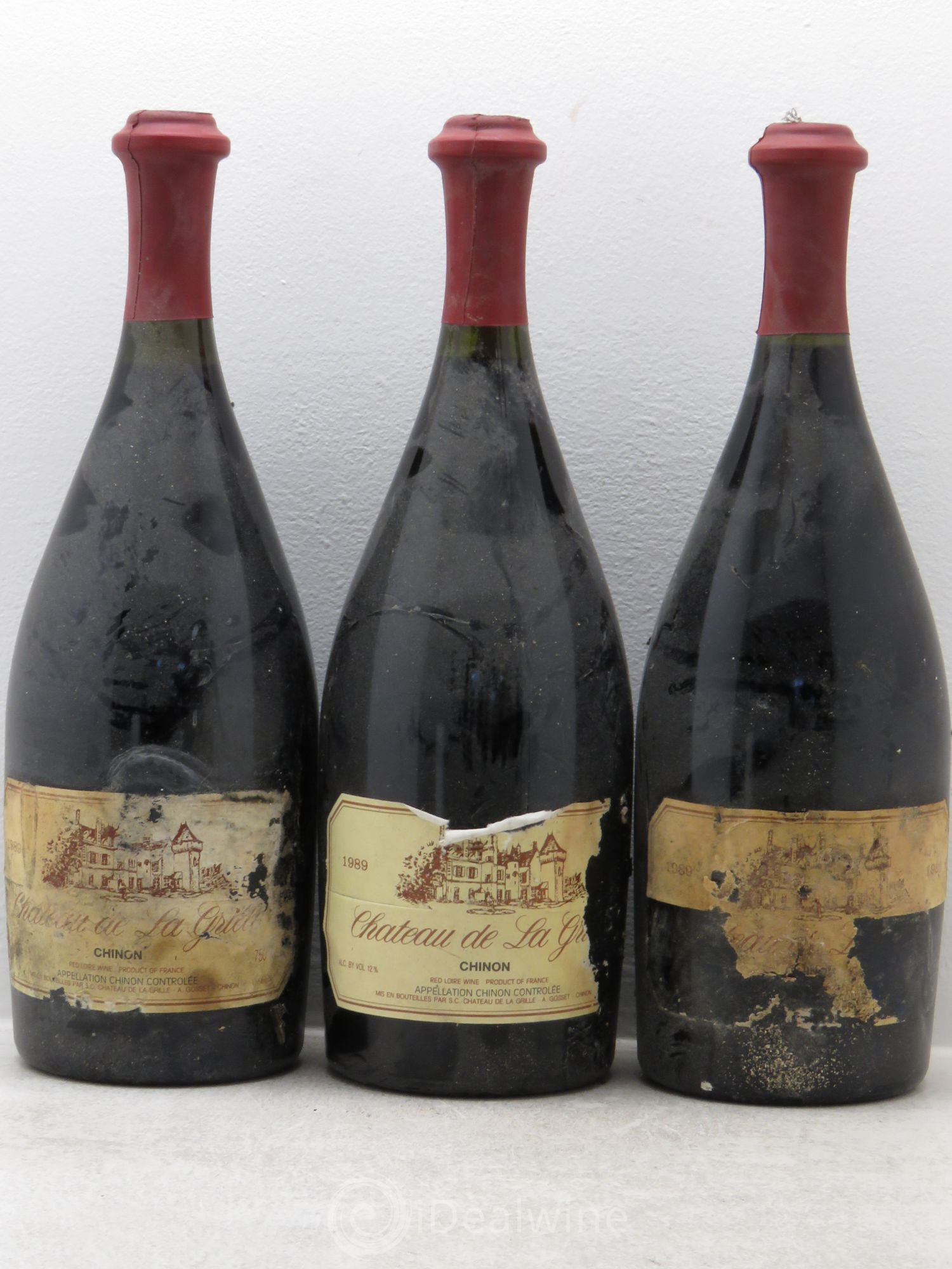 Chinon 1989 - Lot de 3 bouteilles - 0