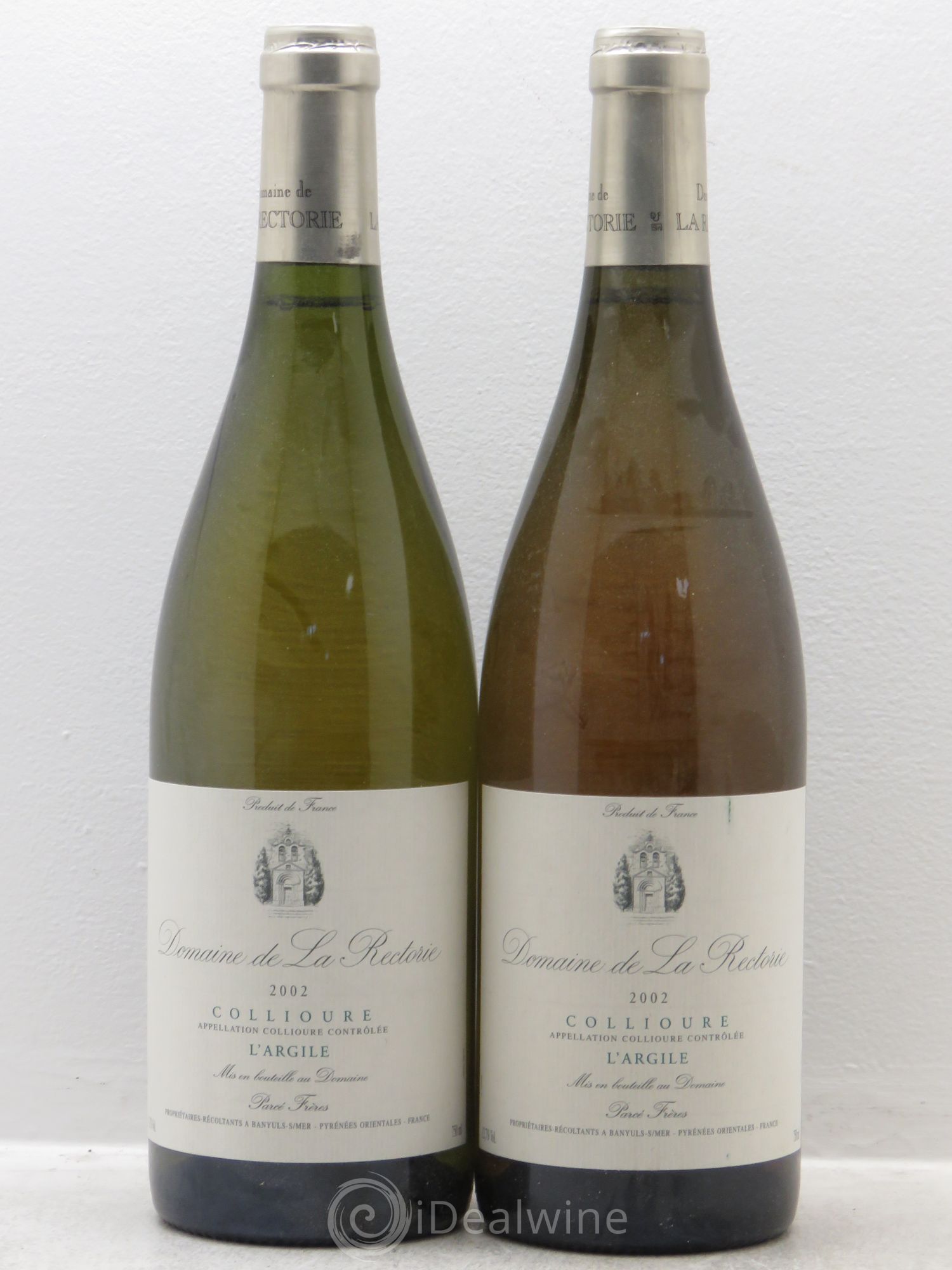 Collioure Argile Domaine de la Rectorie 2002 - Lot de 2 bouteilles - 0