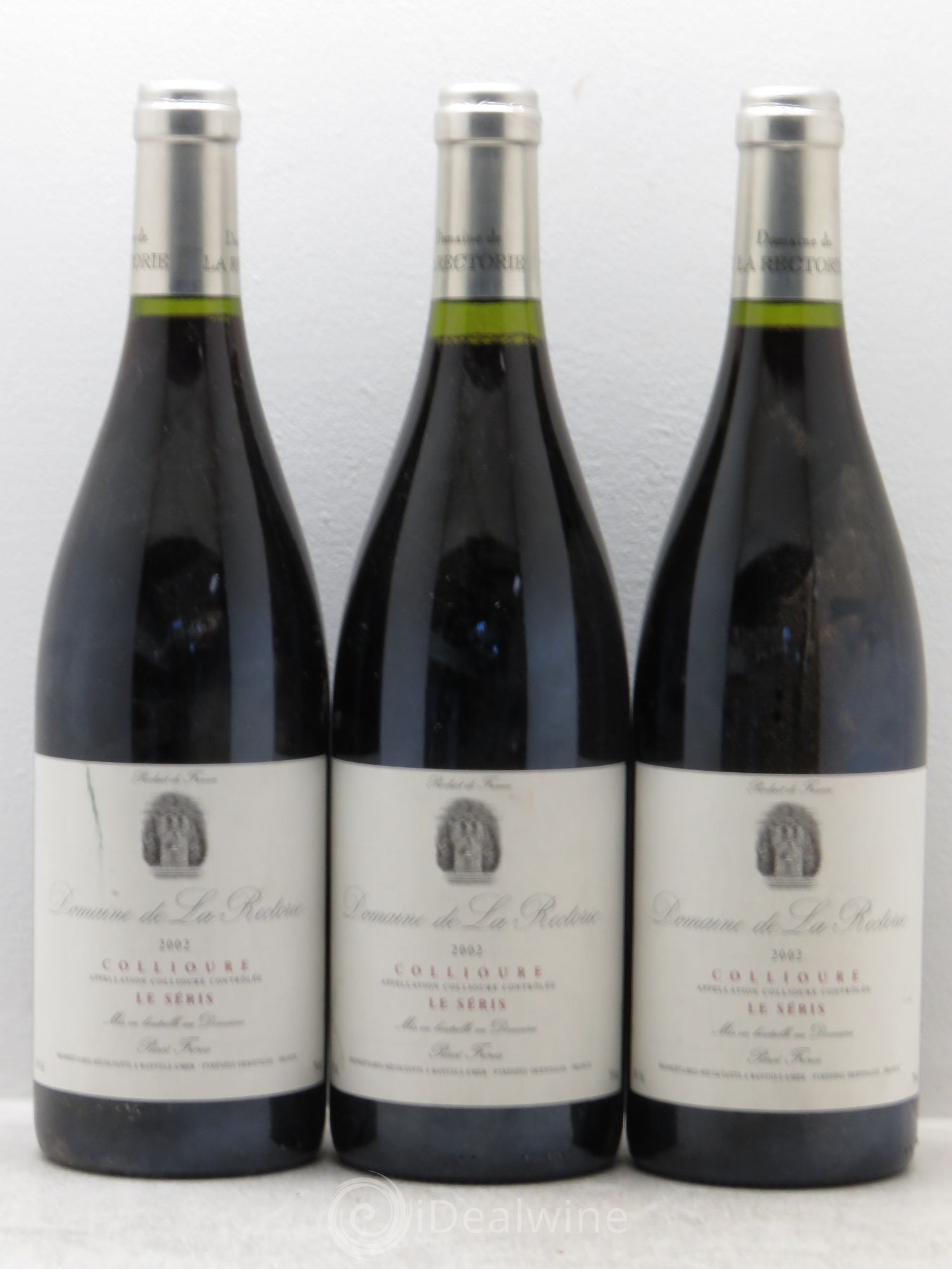 Collioure Seris Domaine de la Rectorie 2002 - Lot de 3 bouteilles - 0