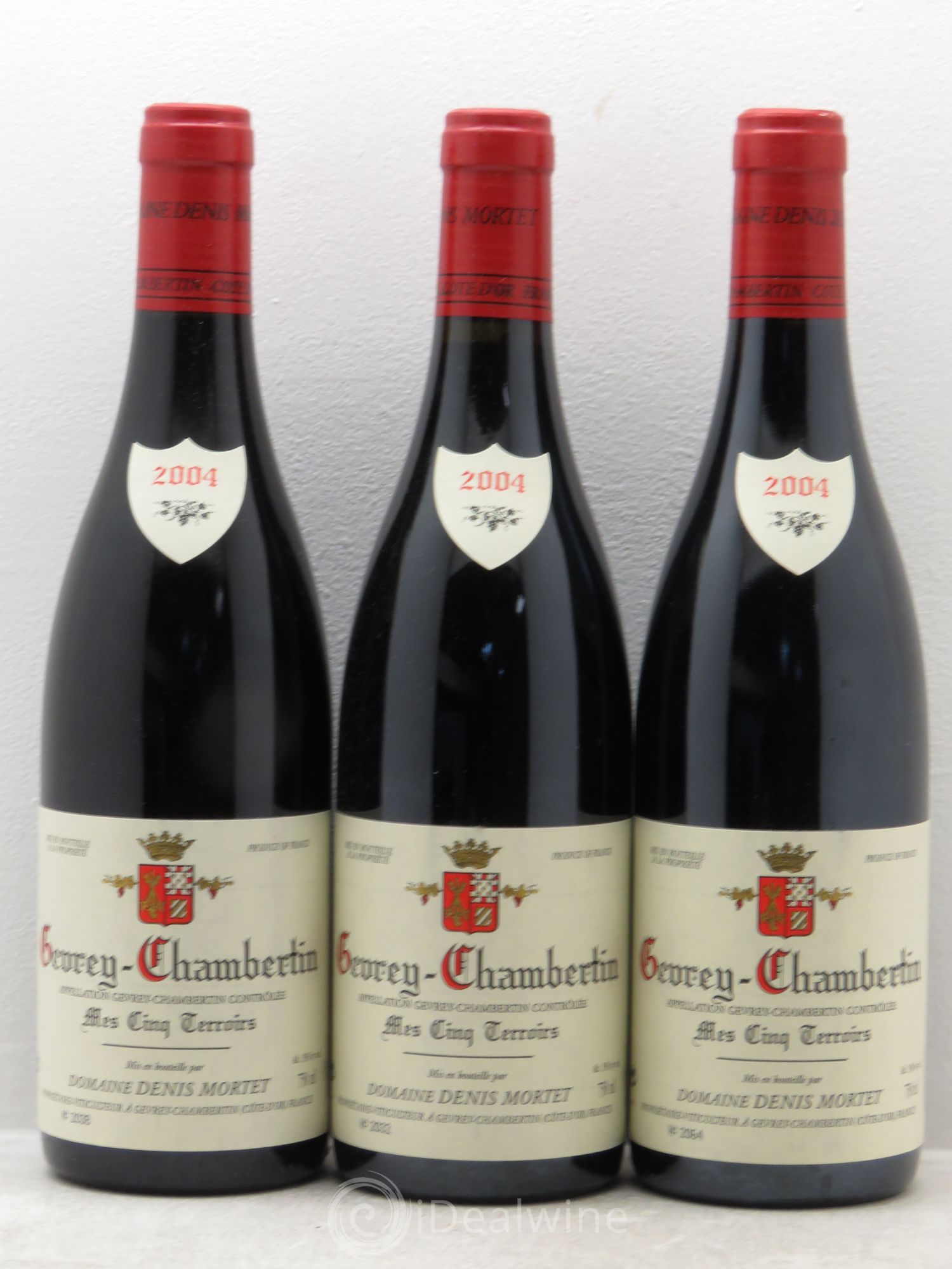 Gevrey-Chambertin Mes Cinq Terroirs Denis Mortet (Domaine) 2004 - Lot de 3 bouteilles - 0