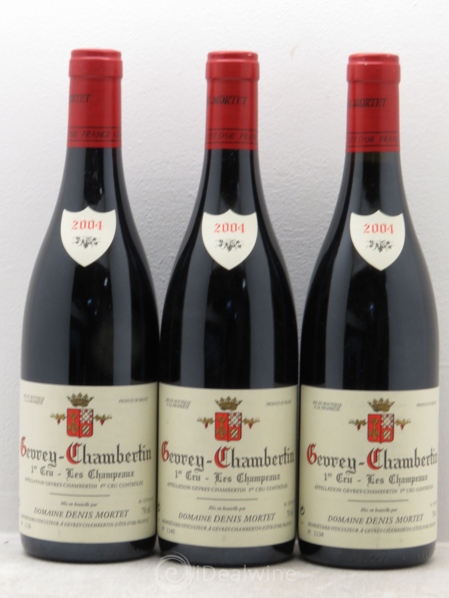 Gevrey-Chambertin 1er Cru Les Champeaux Denis Mortet (Domaine) 2004 - Lot de 3 bouteilles - 0