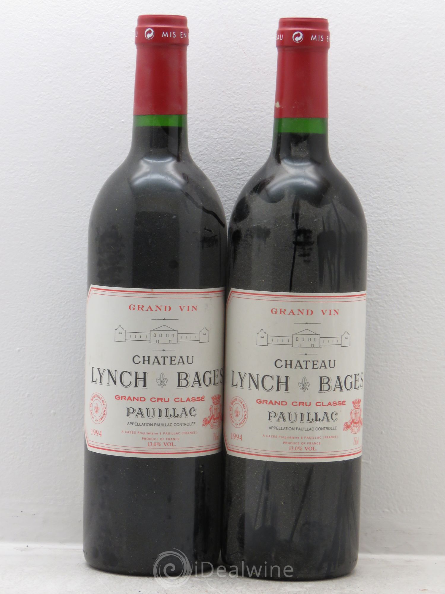 Château Lynch Bages 5ème Grand Cru Classé 1994 - Lot de 2 bouteilles - 0