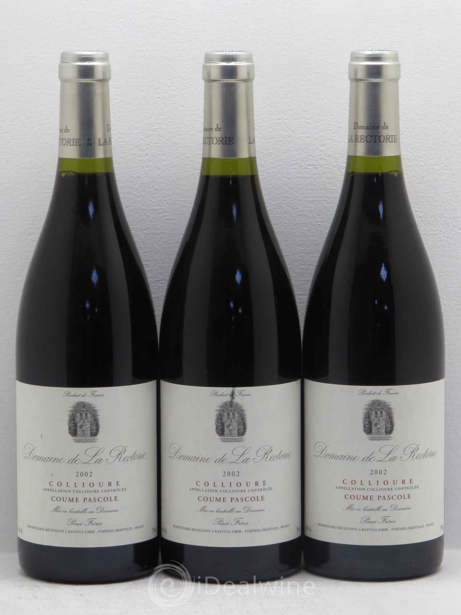 Collioure Coume Pascole - Domaine de la Rectorie 1999 - Posten von 3 Flaschen - 0