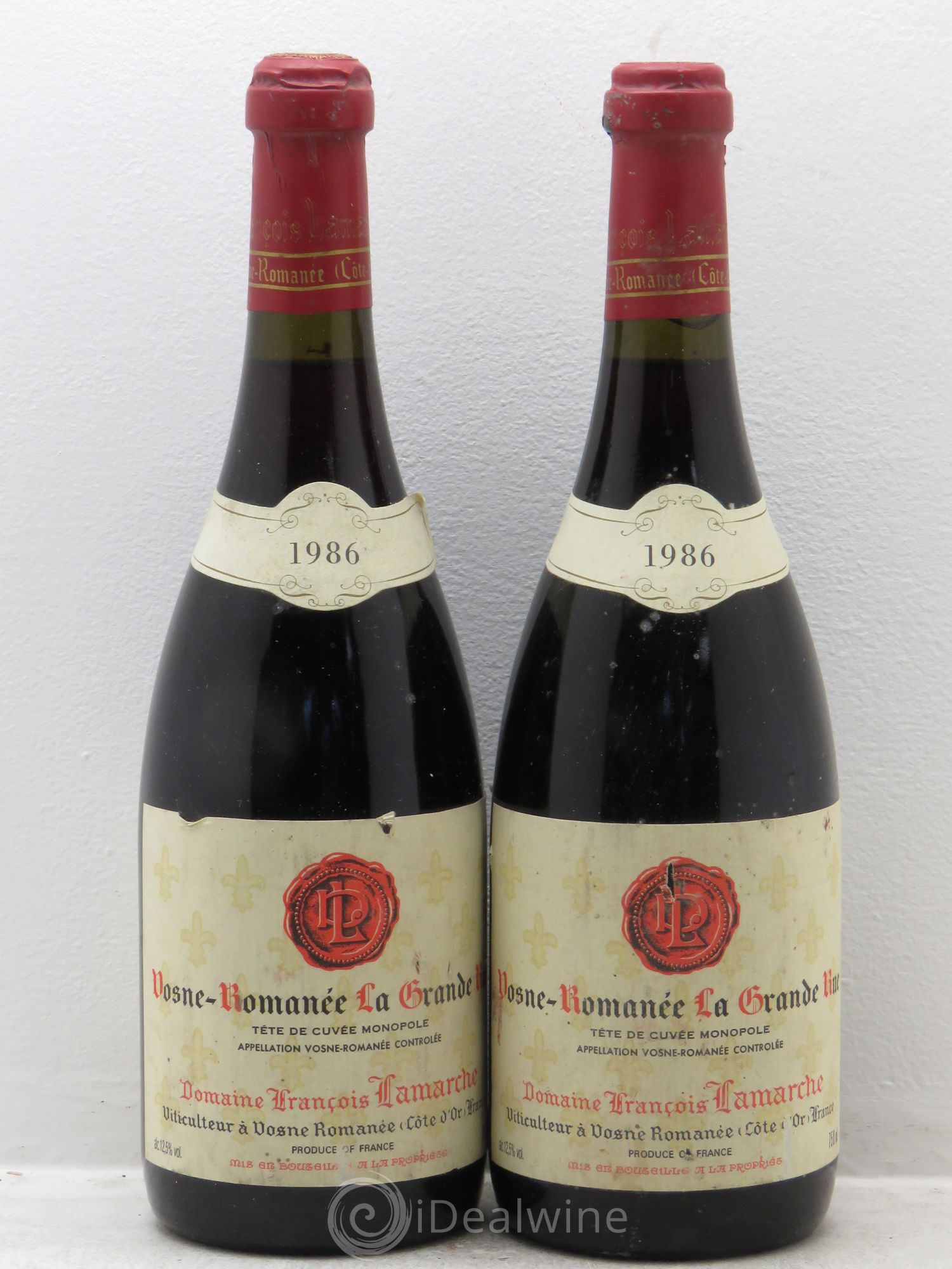 Vosne-Romanée 1er Cru 1986 - Lot de 2 bouteilles - 0