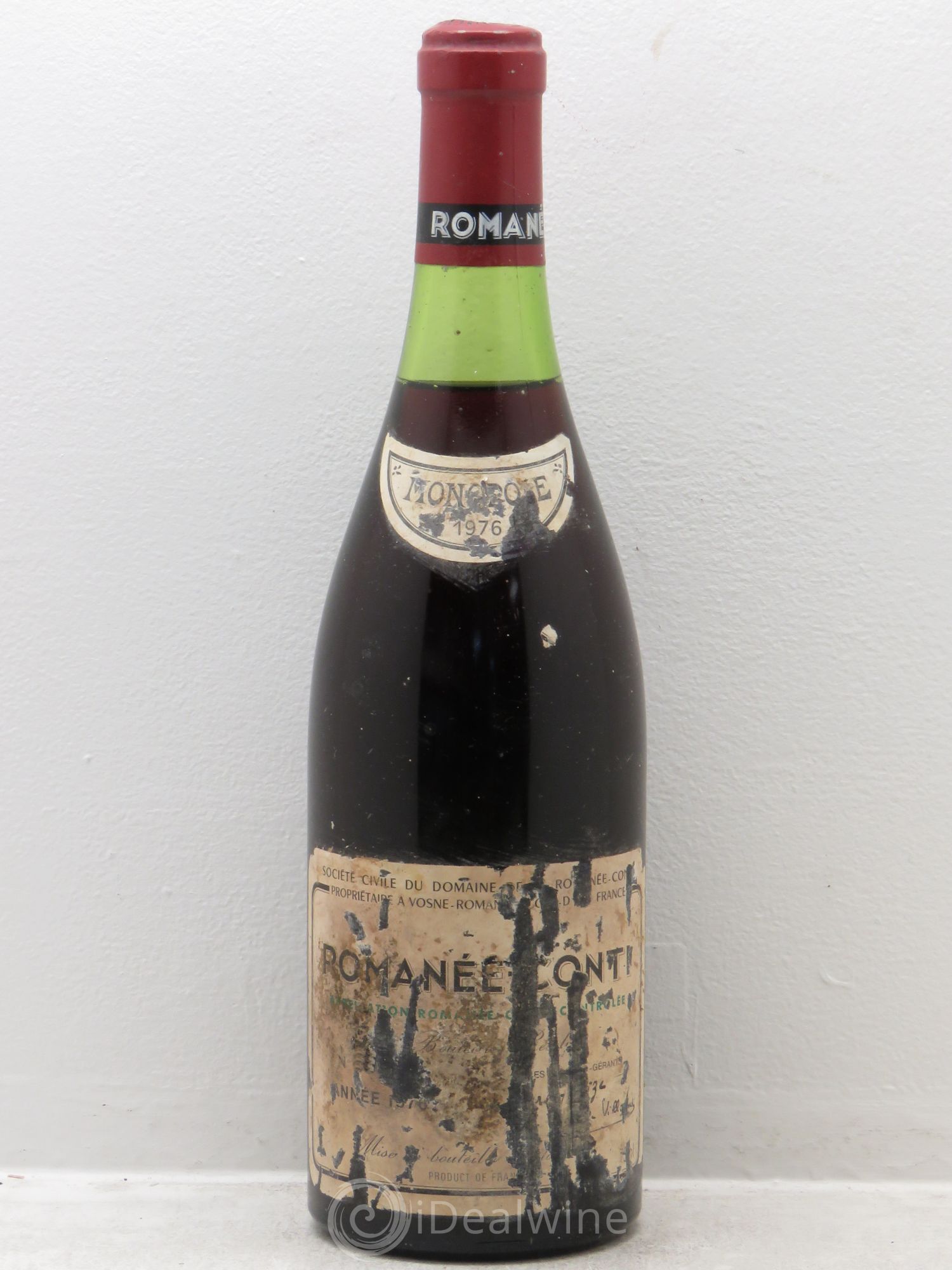 Romanée-Conti Grand Cru Domaine de la Romanée-Conti 1976 - Lot de 1 bouteille - 0