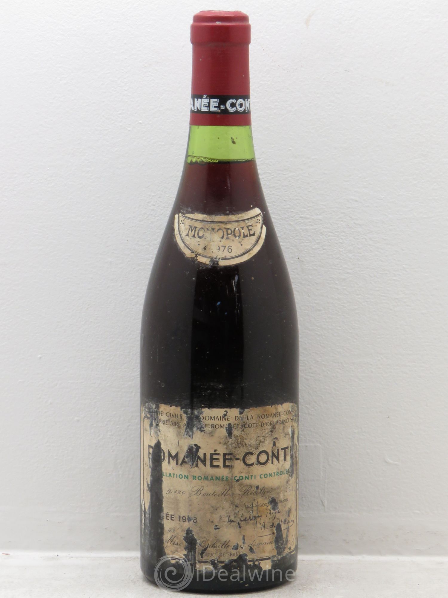 Romanée-Conti Grand Cru Domaine de la Romanée-Conti 1976 - Lot de 1 bouteille - 0