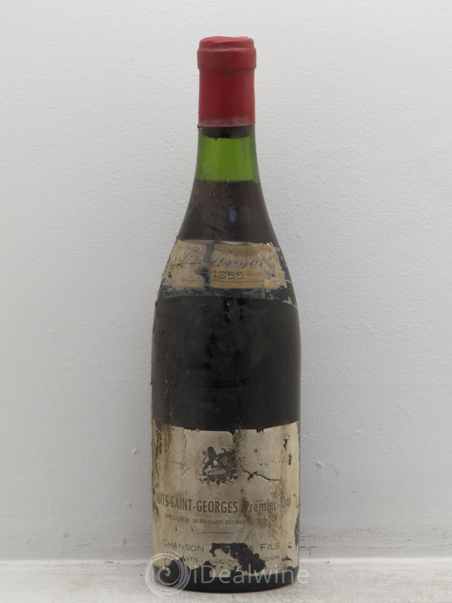 Nuits-Saint-Georges 1er Cru Chanson 1955 - Lot de 1 bouteille - 0