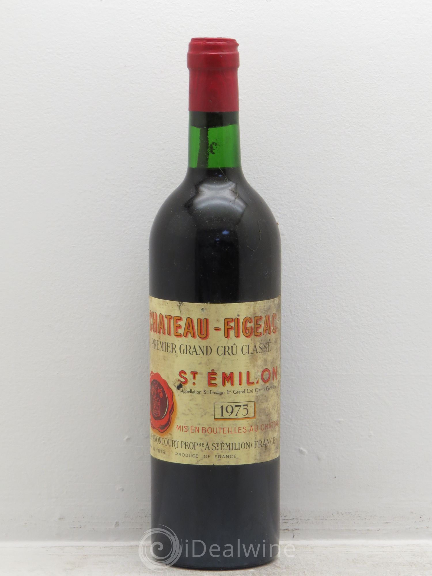 Château Figeac 1er Grand Cru Classé A 1975 - Lot de 1 bouteille - 0
