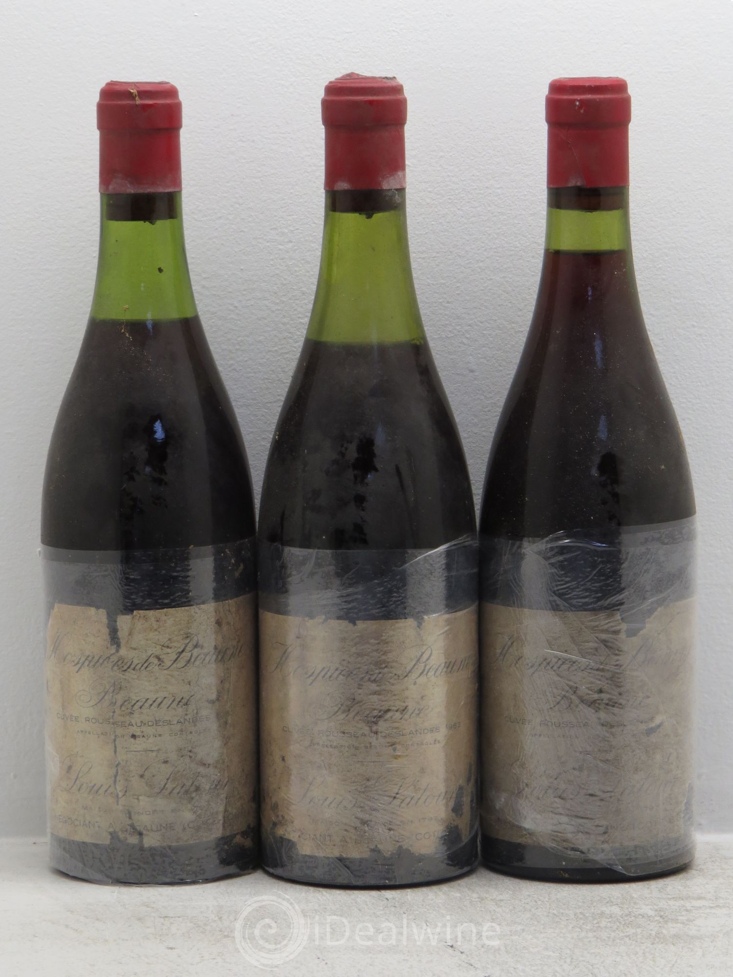 Beaune 1er Cru Hospices de Beaune Cuvée Rousseau de Lalande Louis Latour - Lot de 3 bouteilles - 0