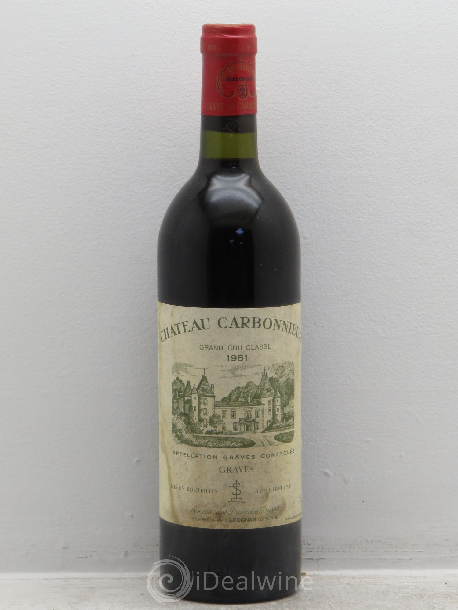 Château Carbonnieux Cru Classé de Graves 1981 - Lot de 12 bouteilles - 0