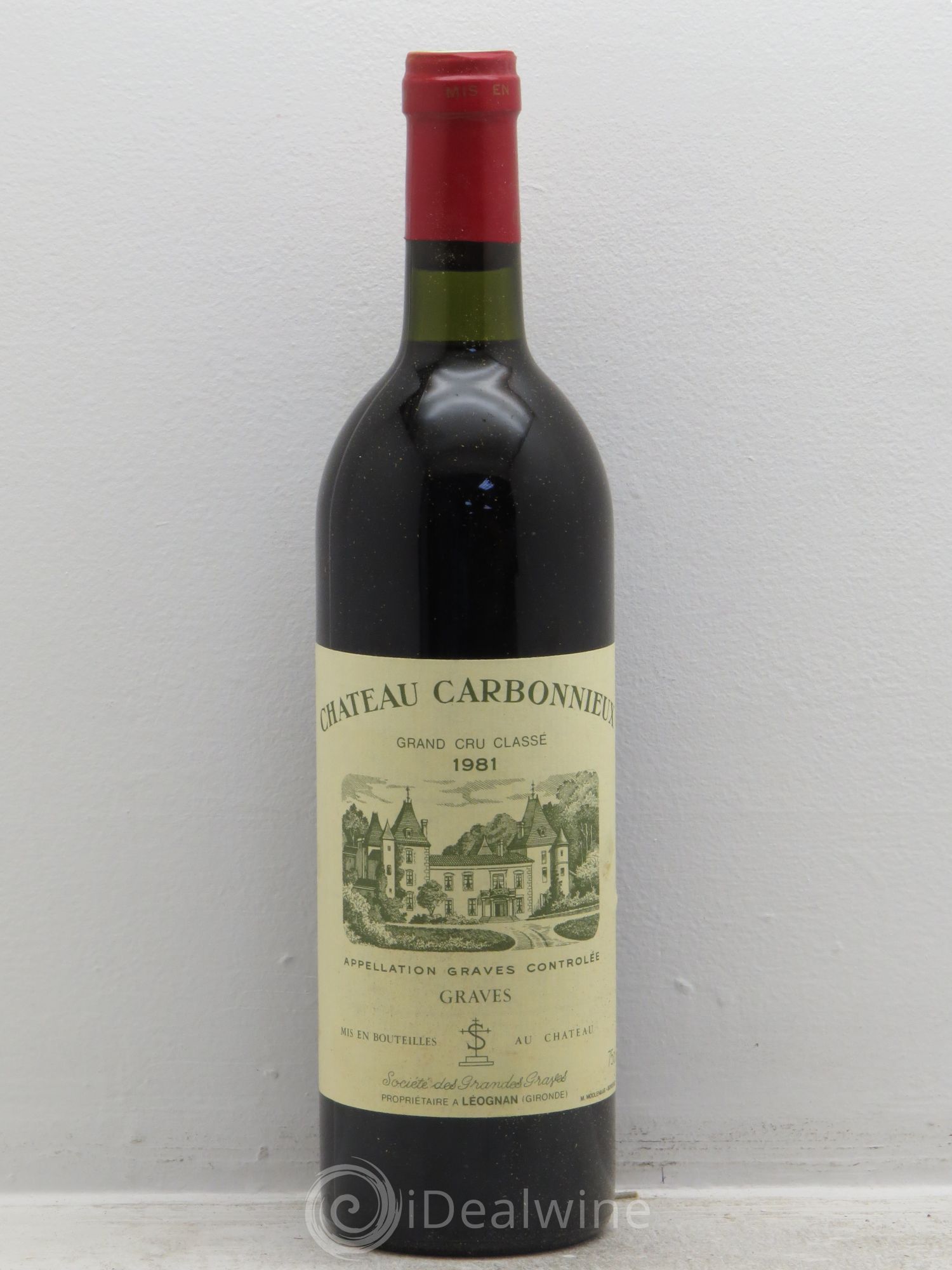 Château Carbonnieux Cru Classé de Graves 1981 - Lot de 6 bouteilles - 0
