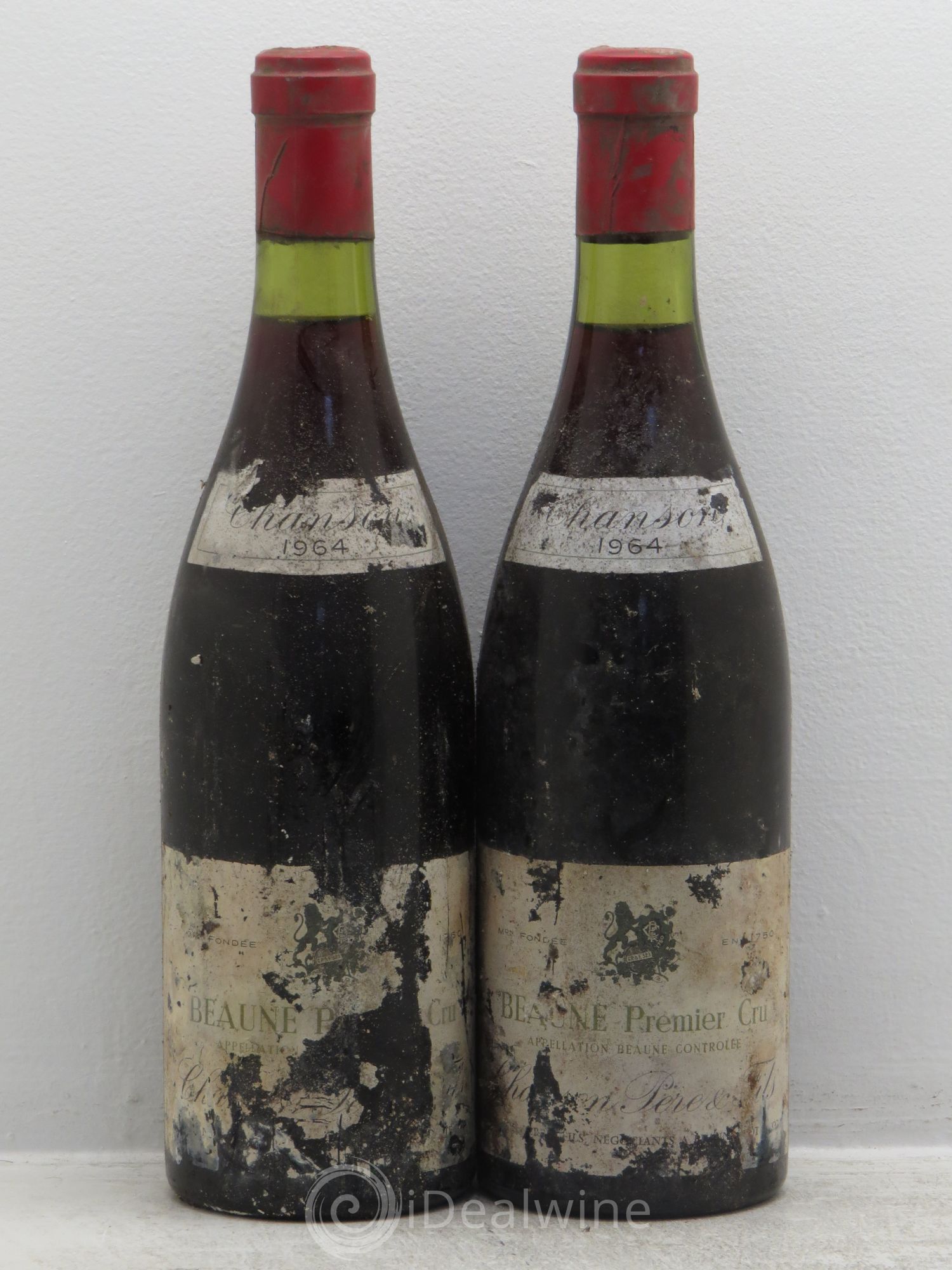 Beaune 1er Cru 1964 - Lot de 2 bouteilles - 0