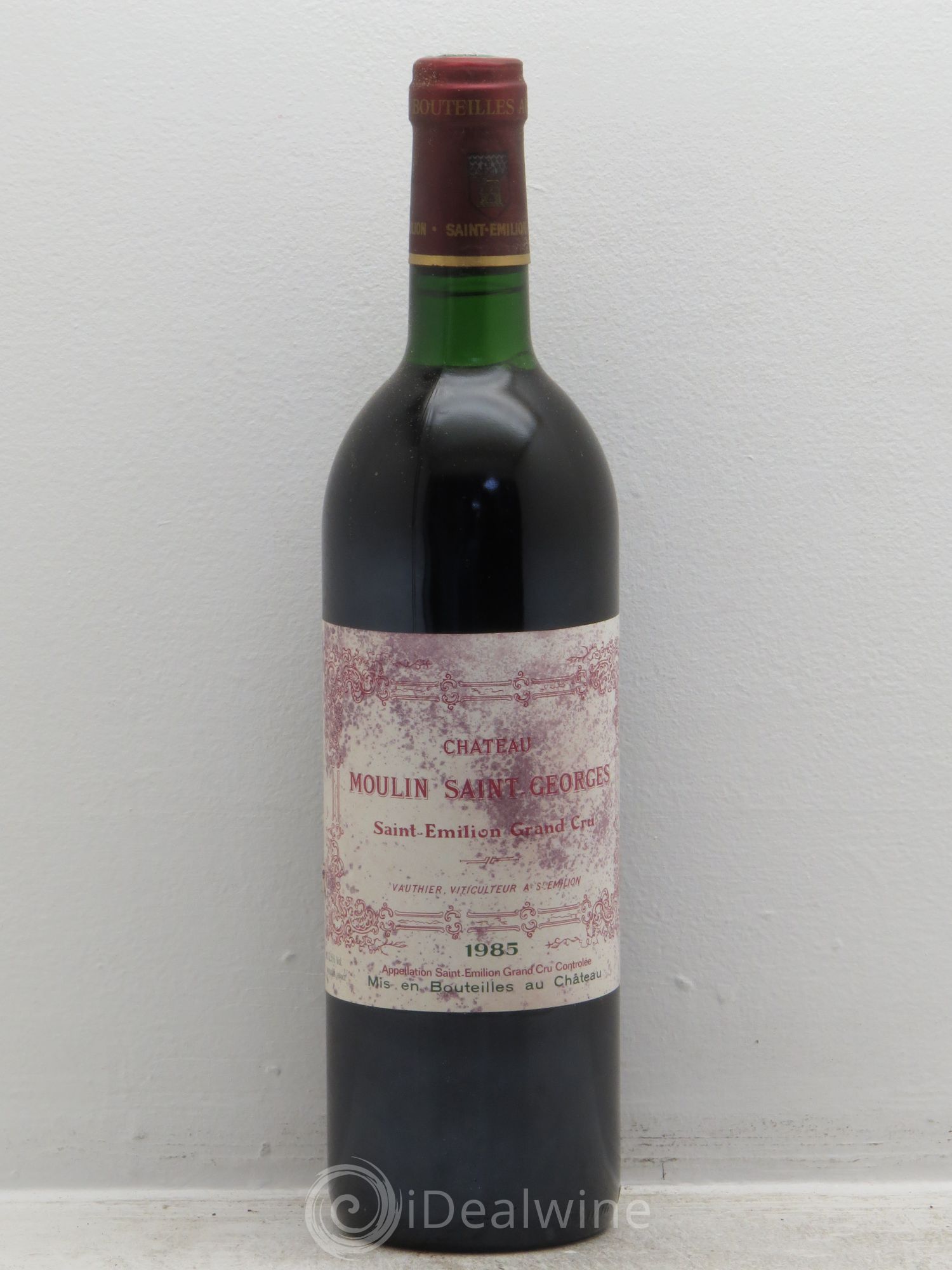 Château Moulin Saint Georges 1985 - Lot de 12 bouteilles - 0